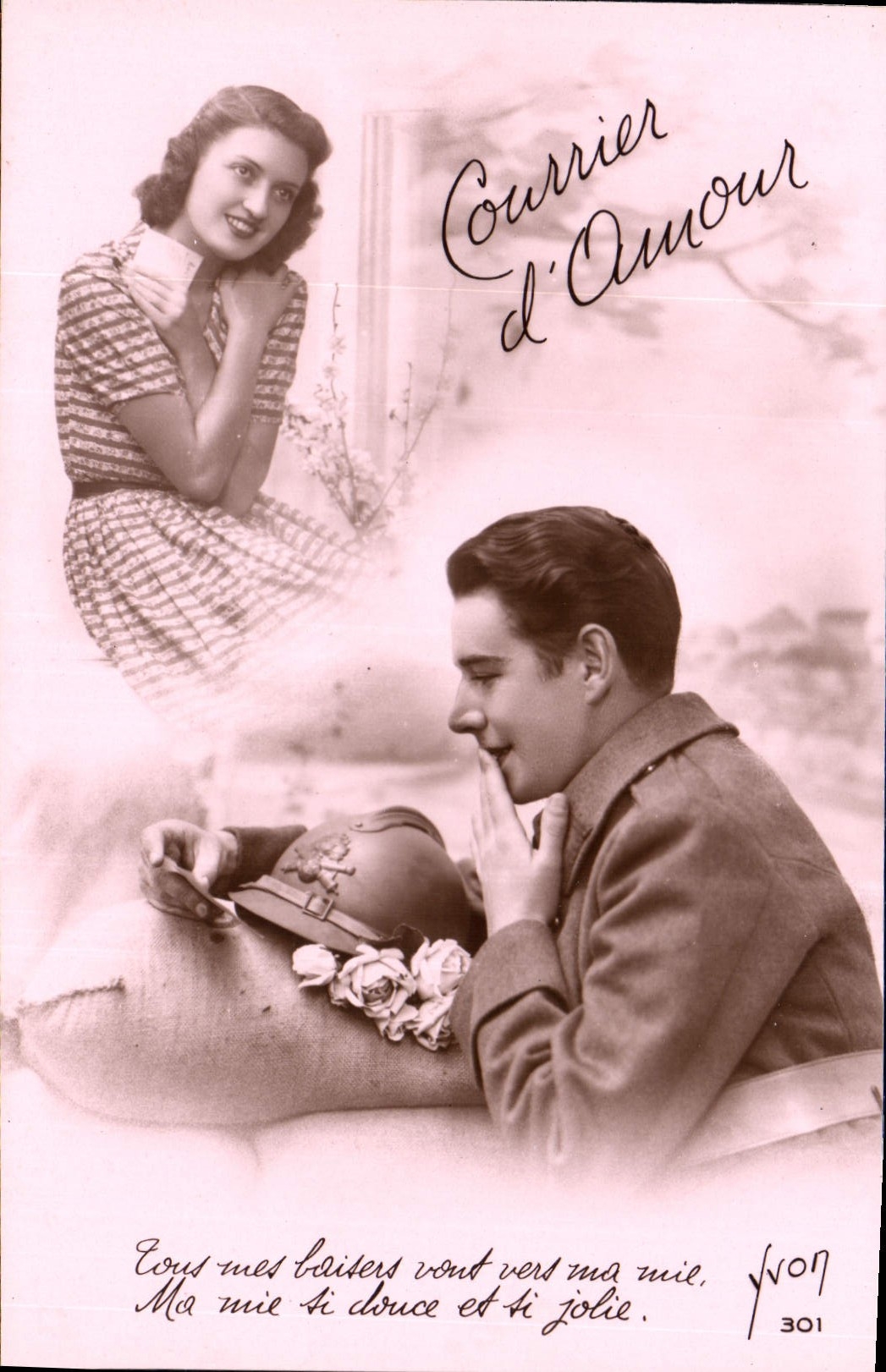 CPA Courrier d'Amour 