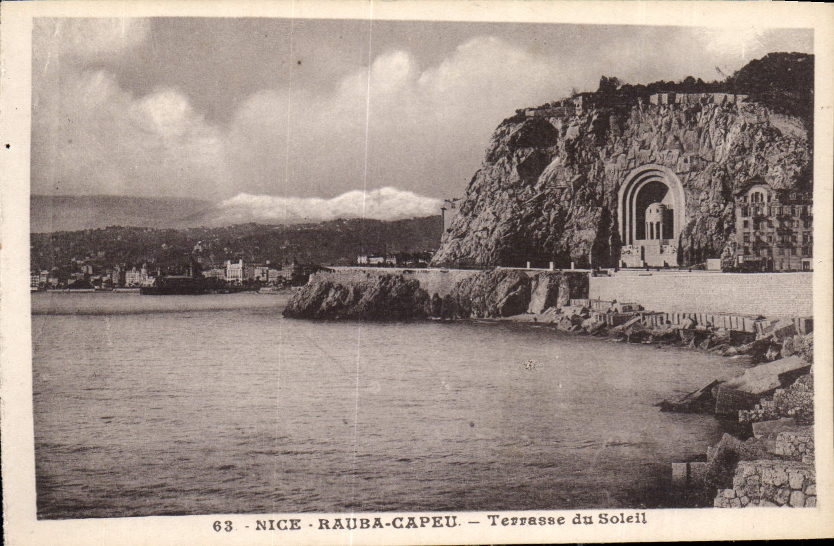 CPA Nice Rauba Capeau Terrasse du Soleil