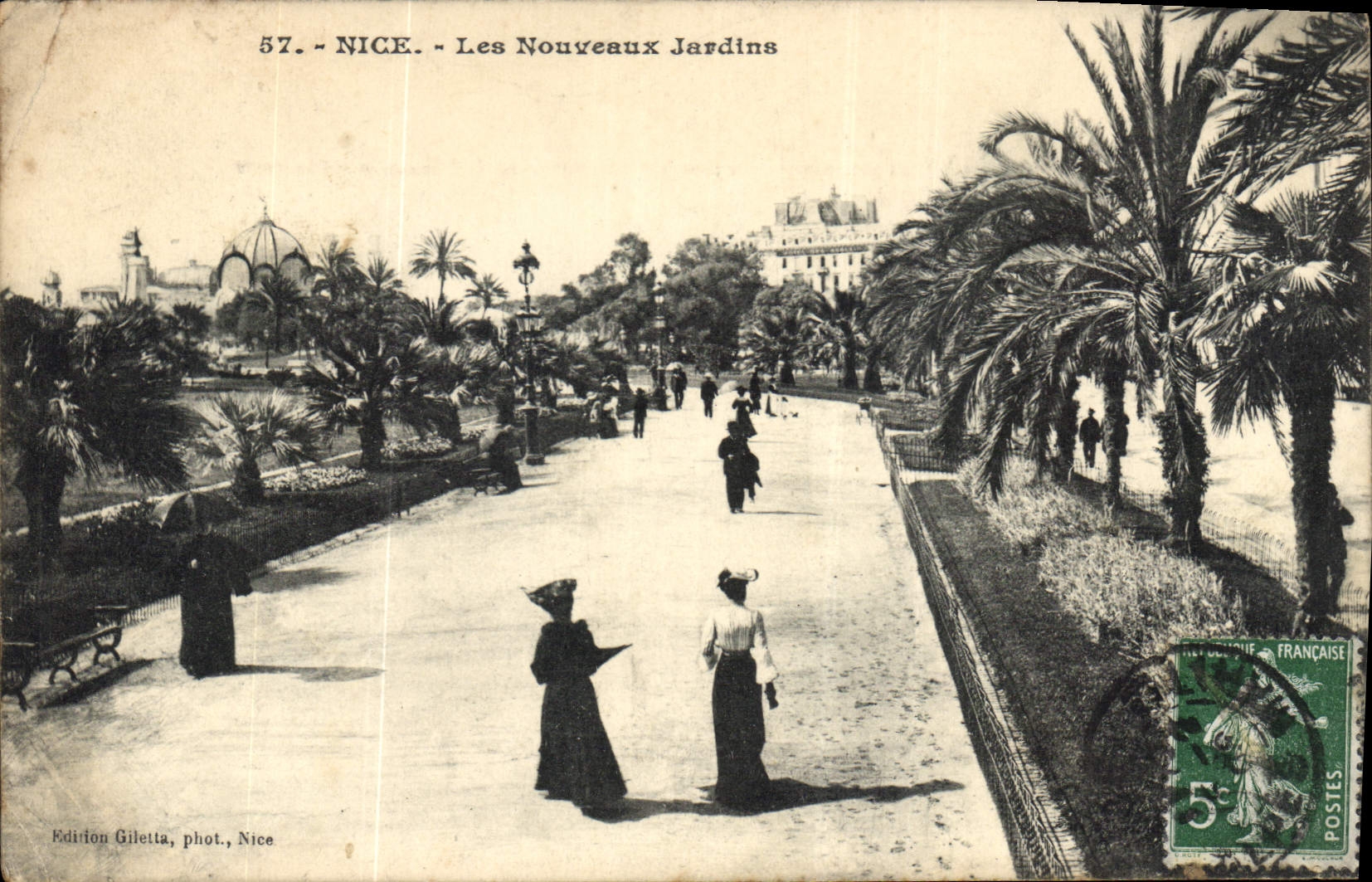 CPA Nice Les Nouveaux Jardins