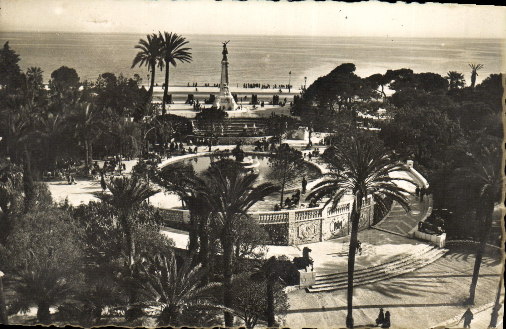 CPA Nice Vue d'Ensemble du Theatre de Verdure 