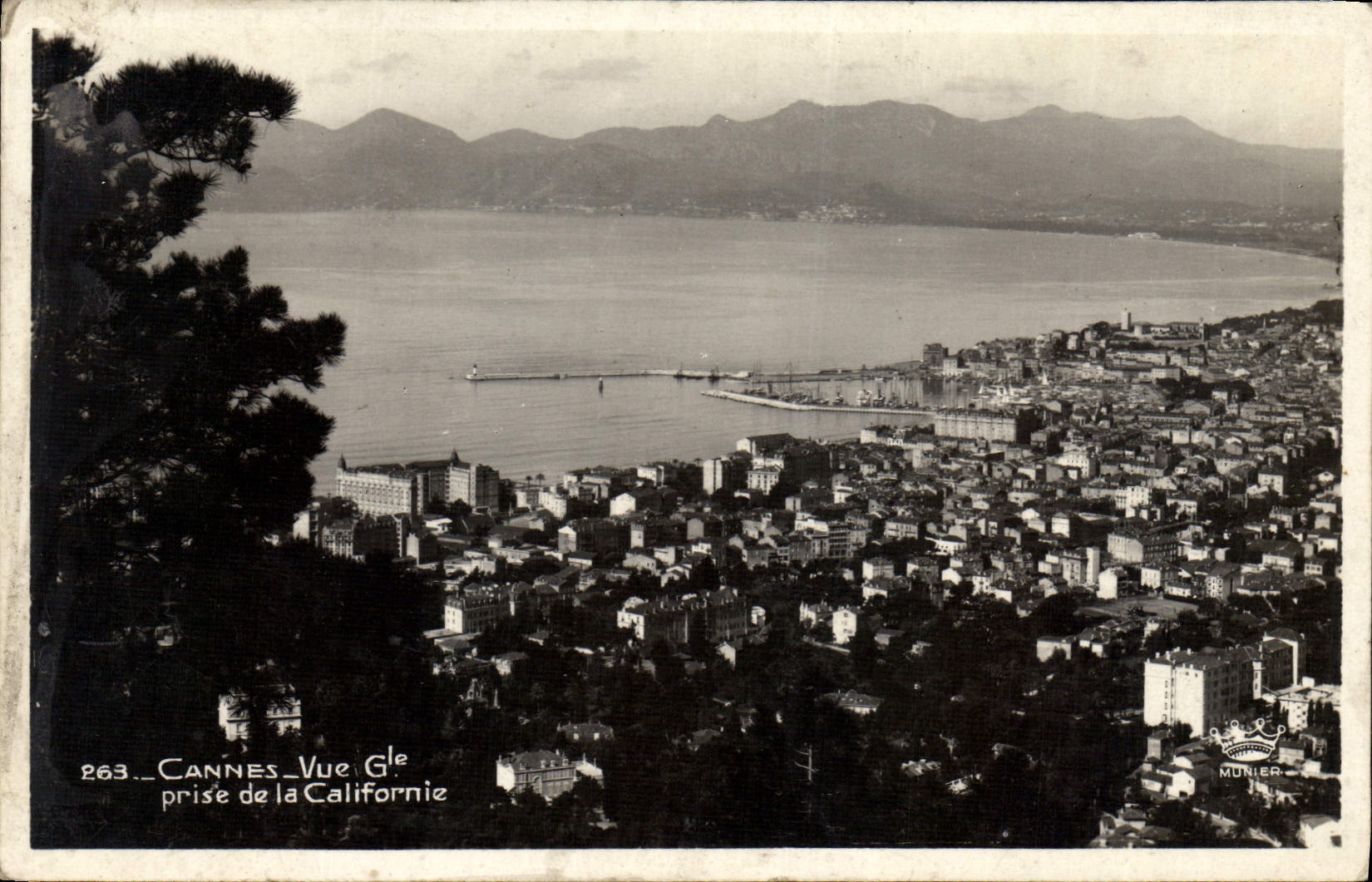 CPA Cannes Vue Gle prise de la Californie