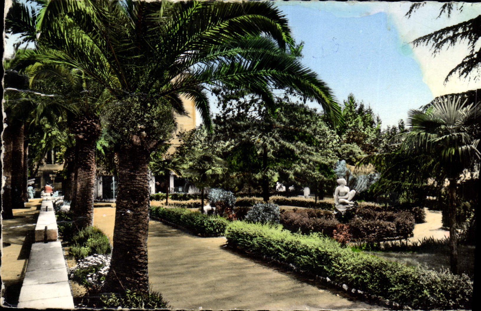CPA Cote d'Azur Villefranche sur Mer Les Jardins 