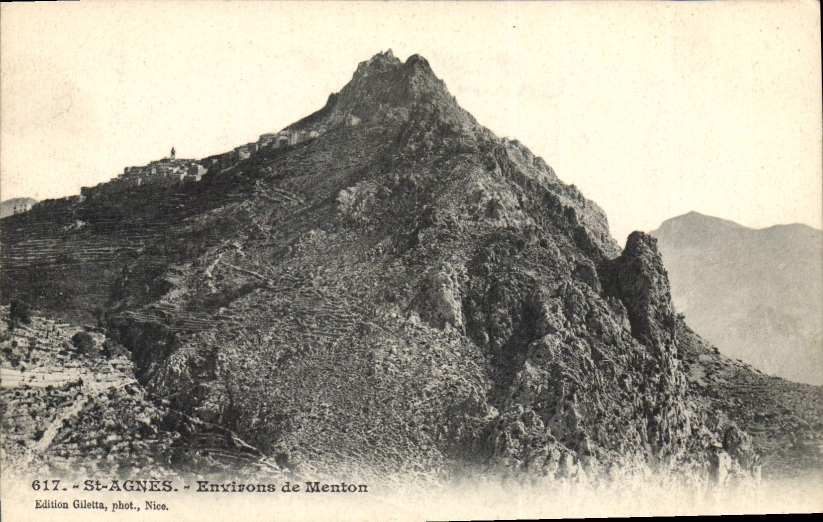 CPA St Agnes Environs de Menton 