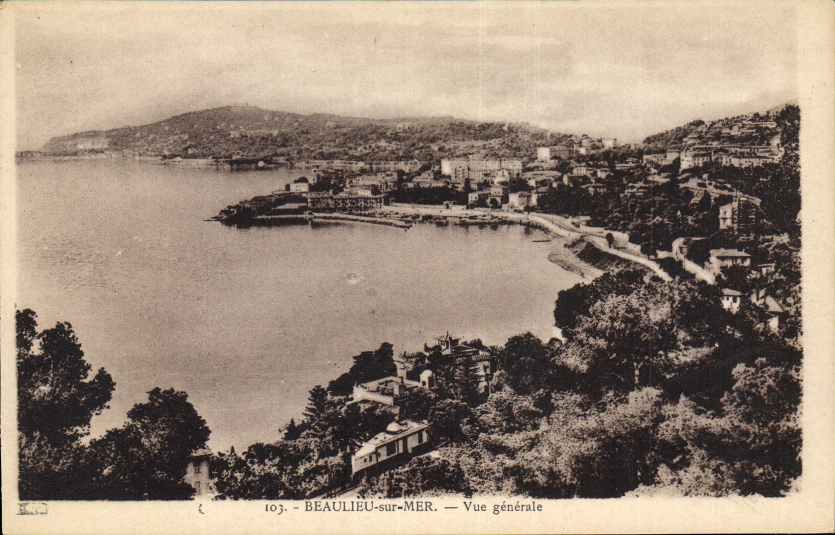CPA Beaulieu sur Mer Vue generale