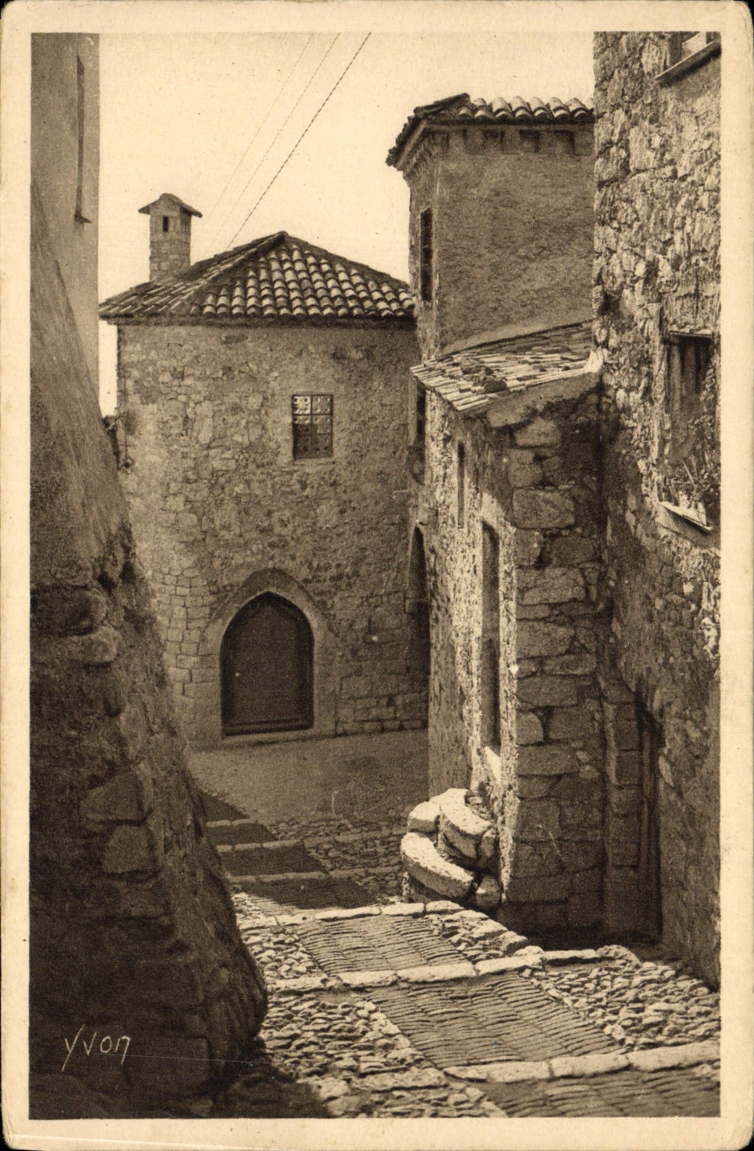 CPA Cote d'Azur Eze Alpes Maritimes Vieille Maison 