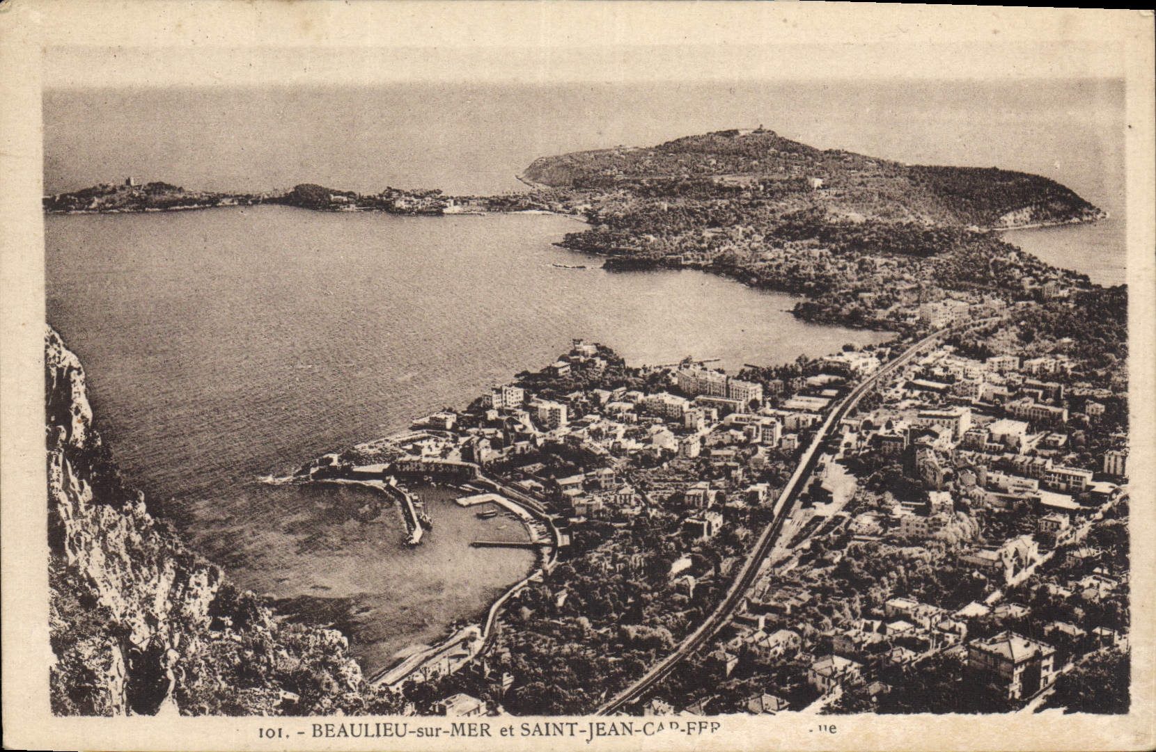 CPA Beaulieu sur Mer et Saint Jean Cap