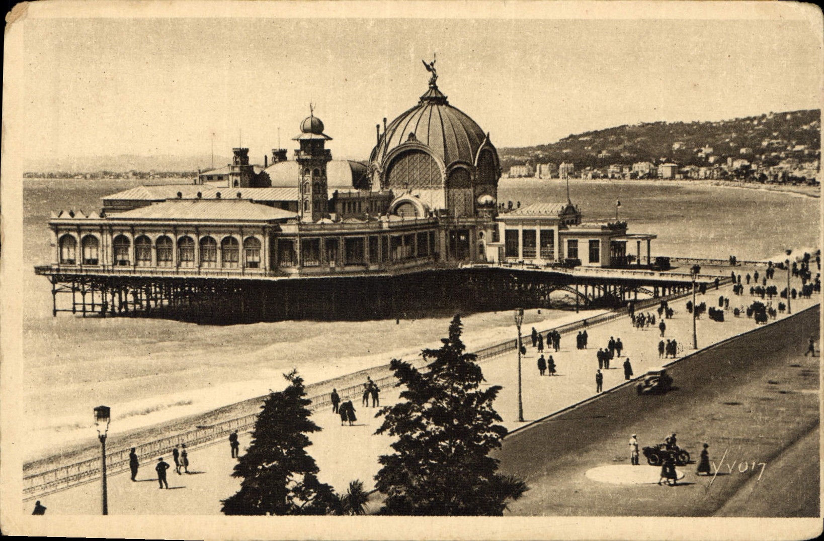 CPA Nice Alpes Maritimes Palais de la Jetee