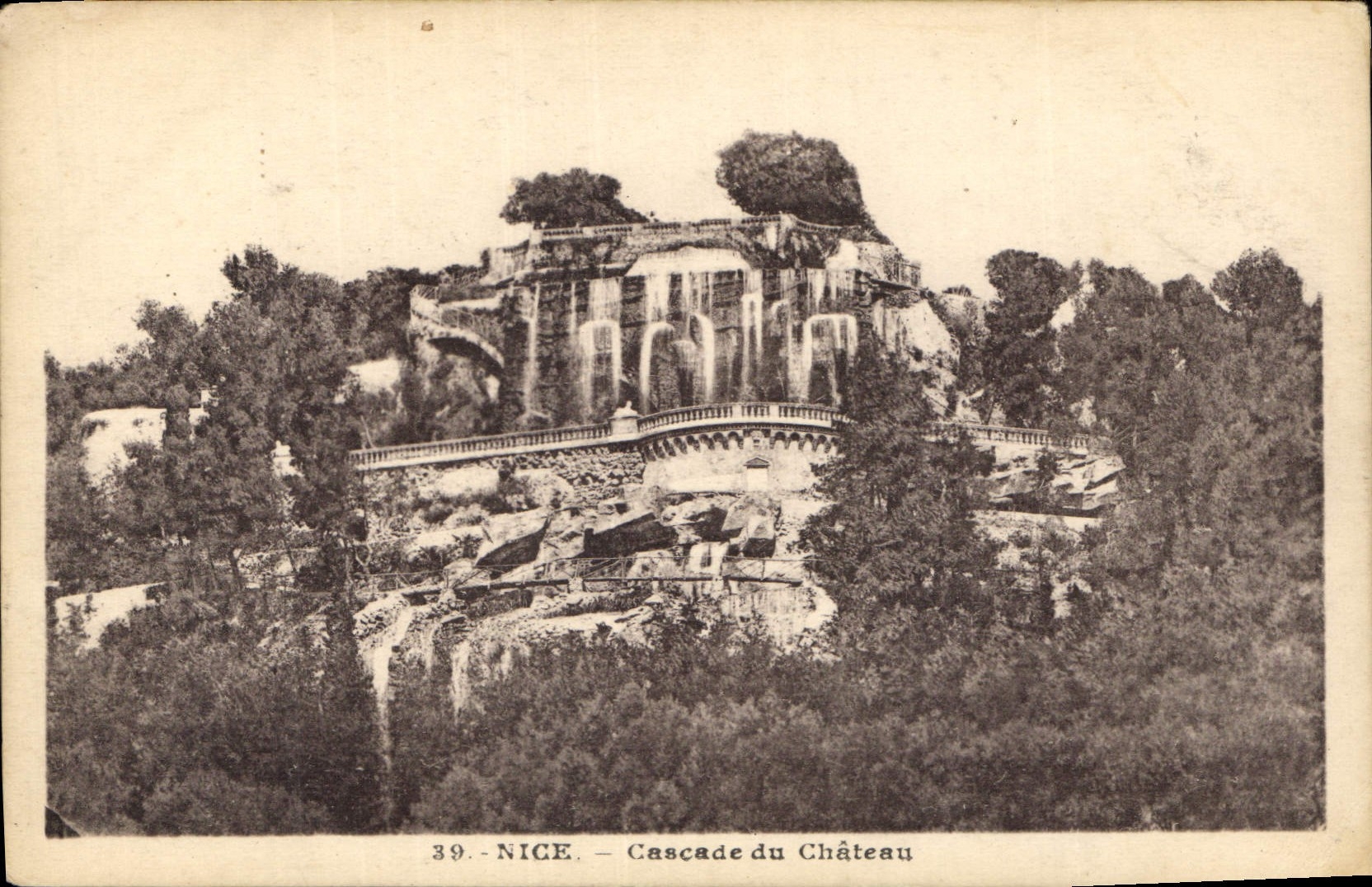 CPA Nice Cascade du Chateau 