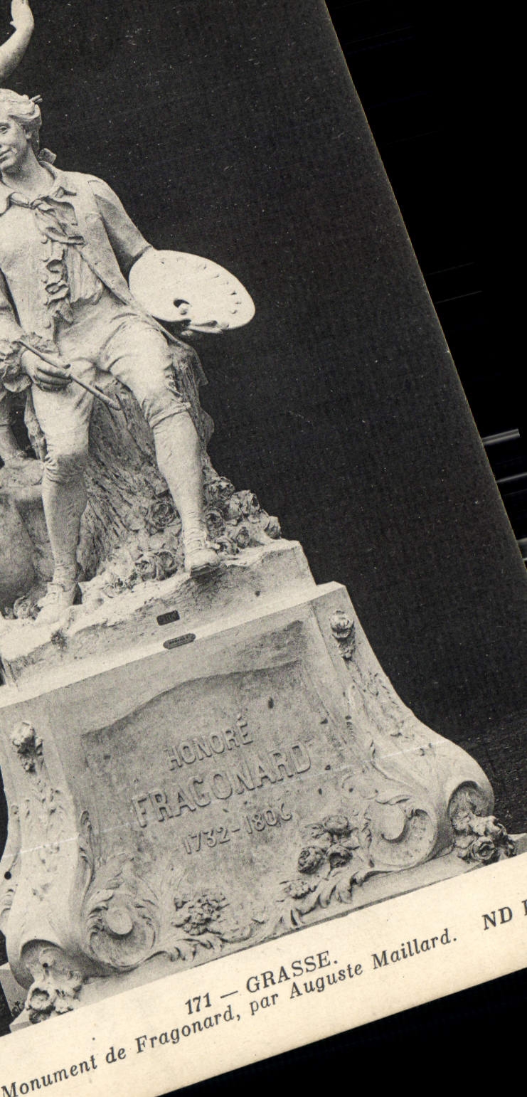 CPA Grasse Monument de Fragonard par Auguste Maillard 