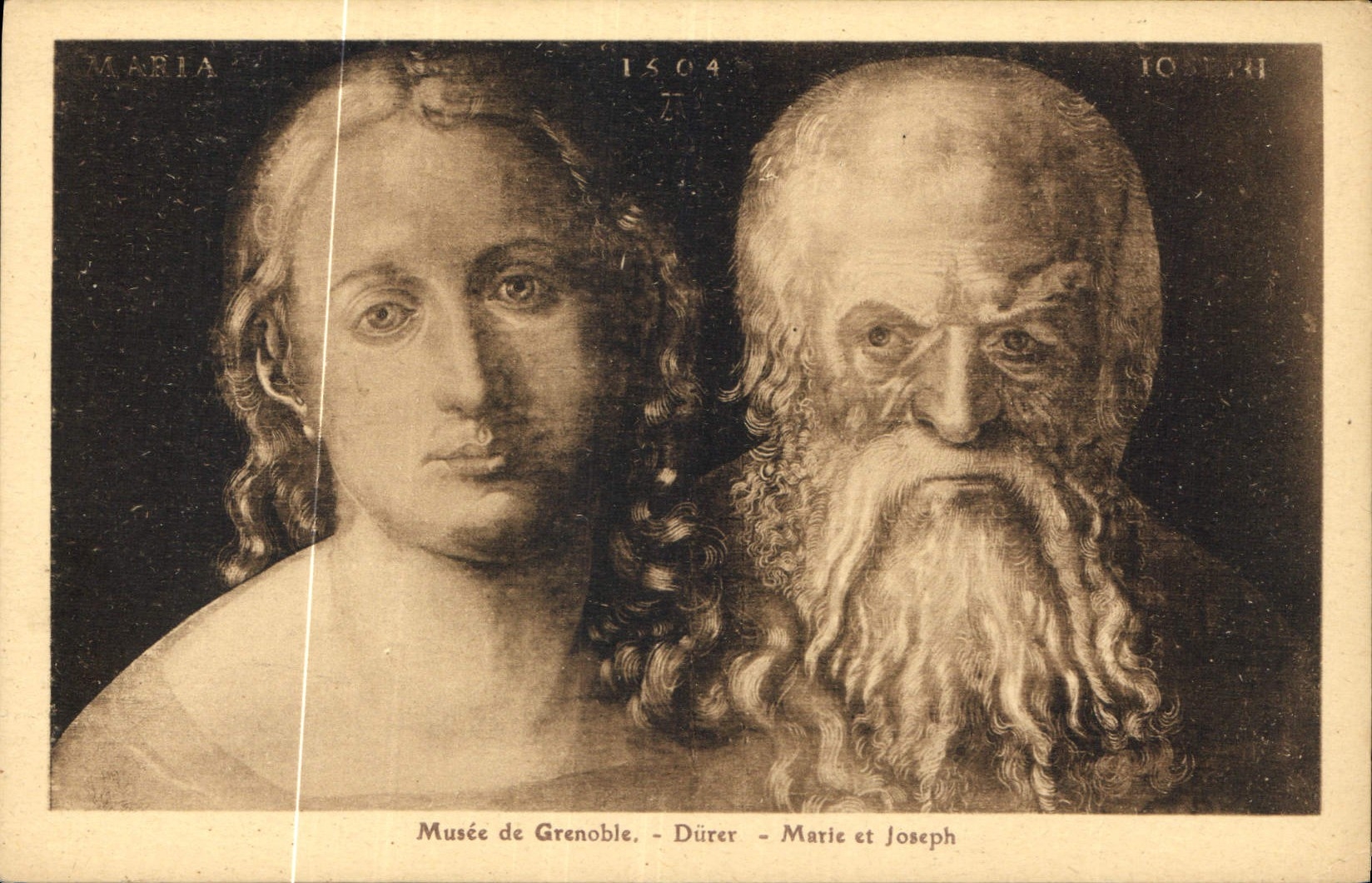 CPA Musee de Grenoble Durer Marie et Joseph 
