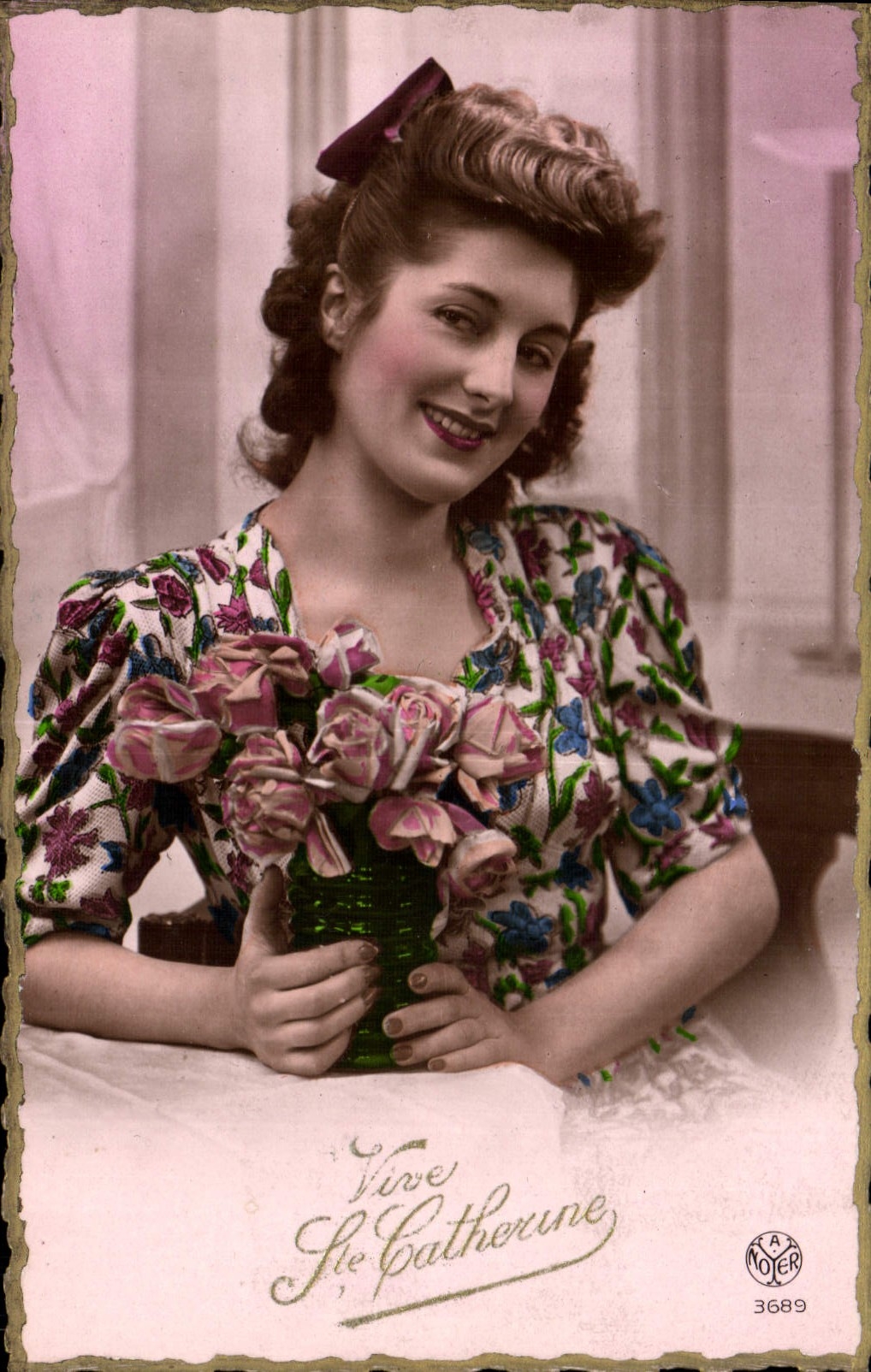 CPA Vive Ste Catherine Femme