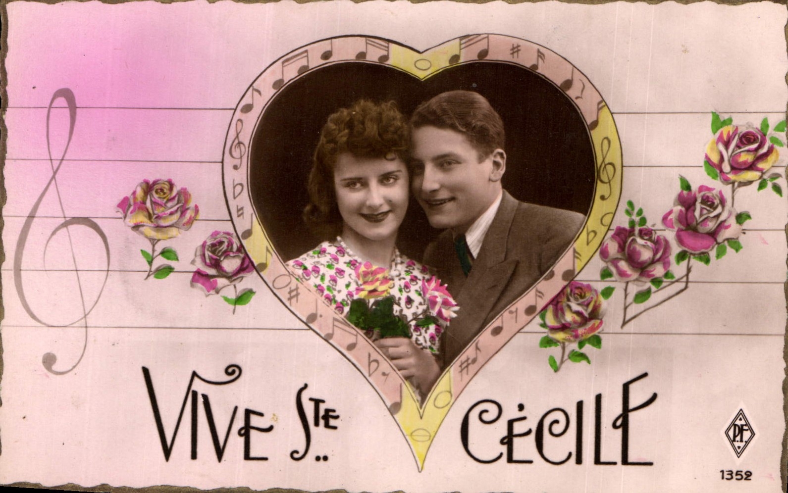 CPA Vive Ste Cecile Femme