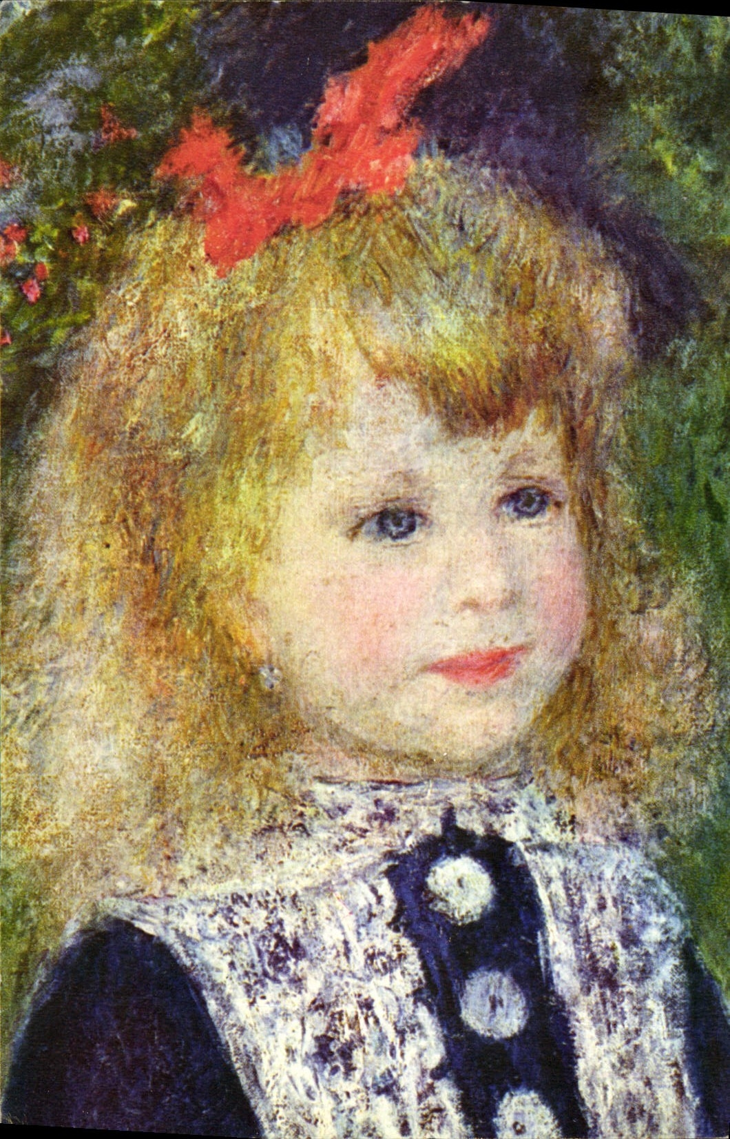 CPA Renoir L'Enfant a l'arrosoir National Gallery of Art Washington DC