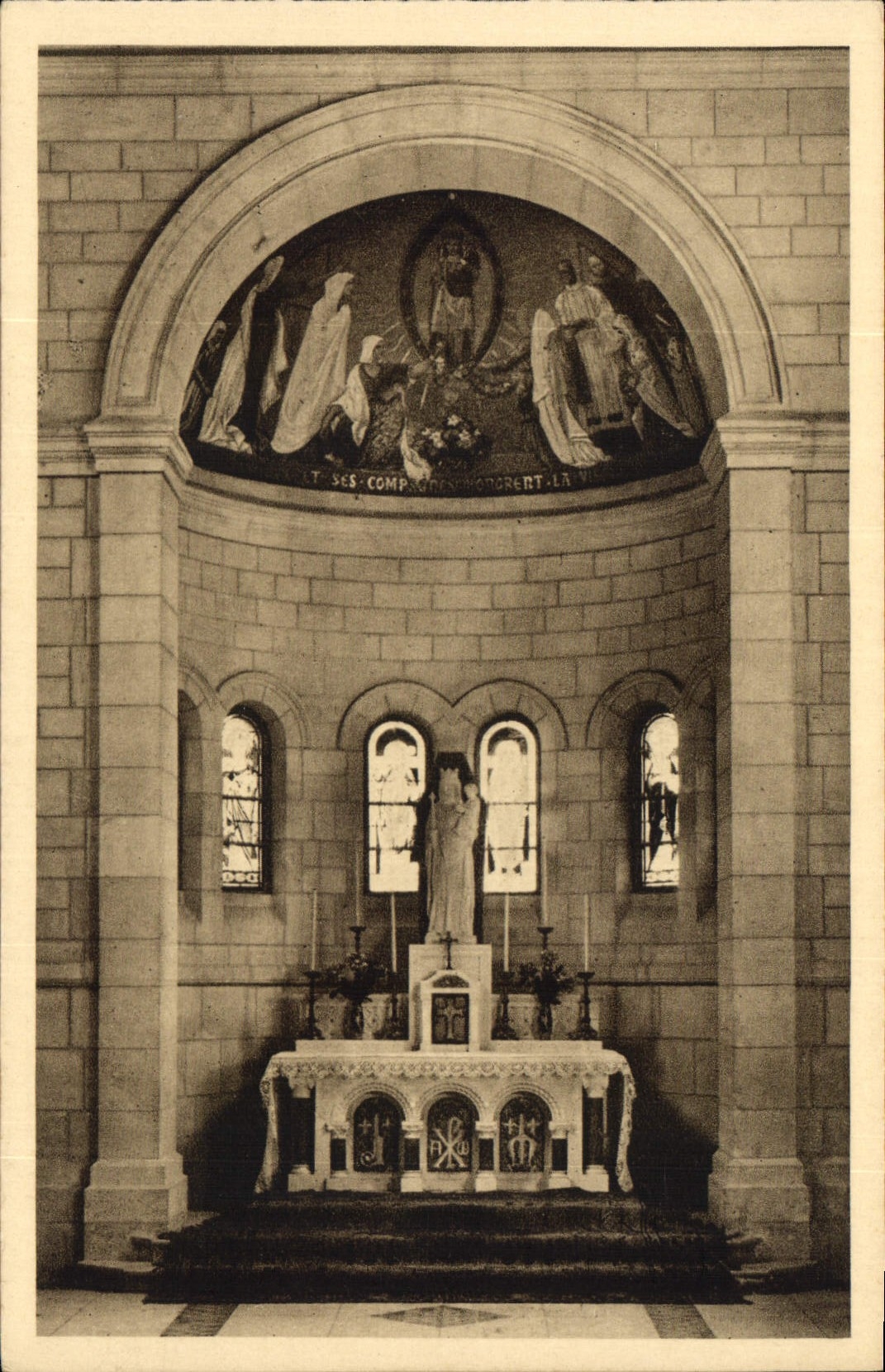 CPA Edition de la Basilique Nationale du Bois Chenu Domremy 