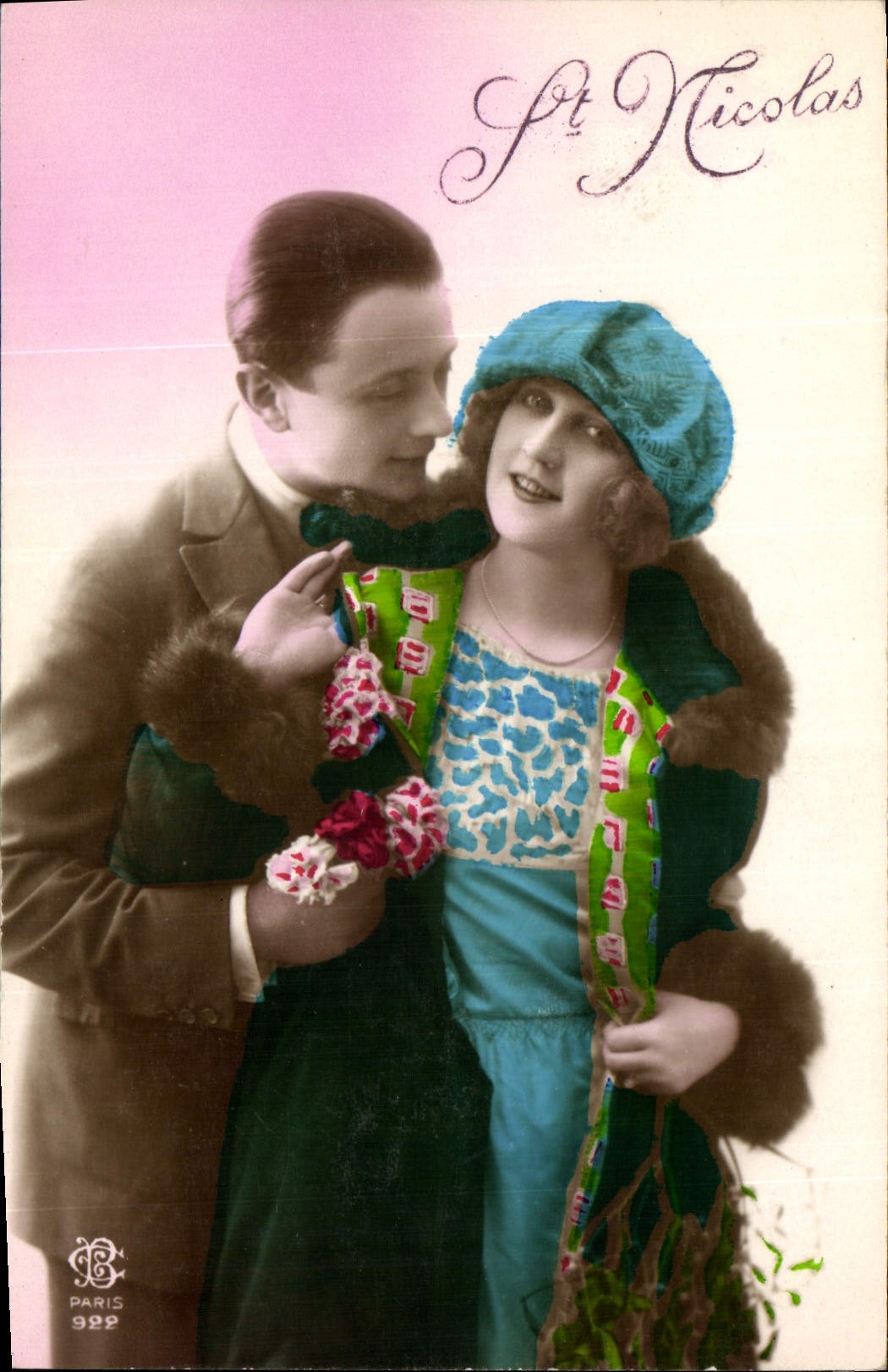 CPA St Nicolas Femme