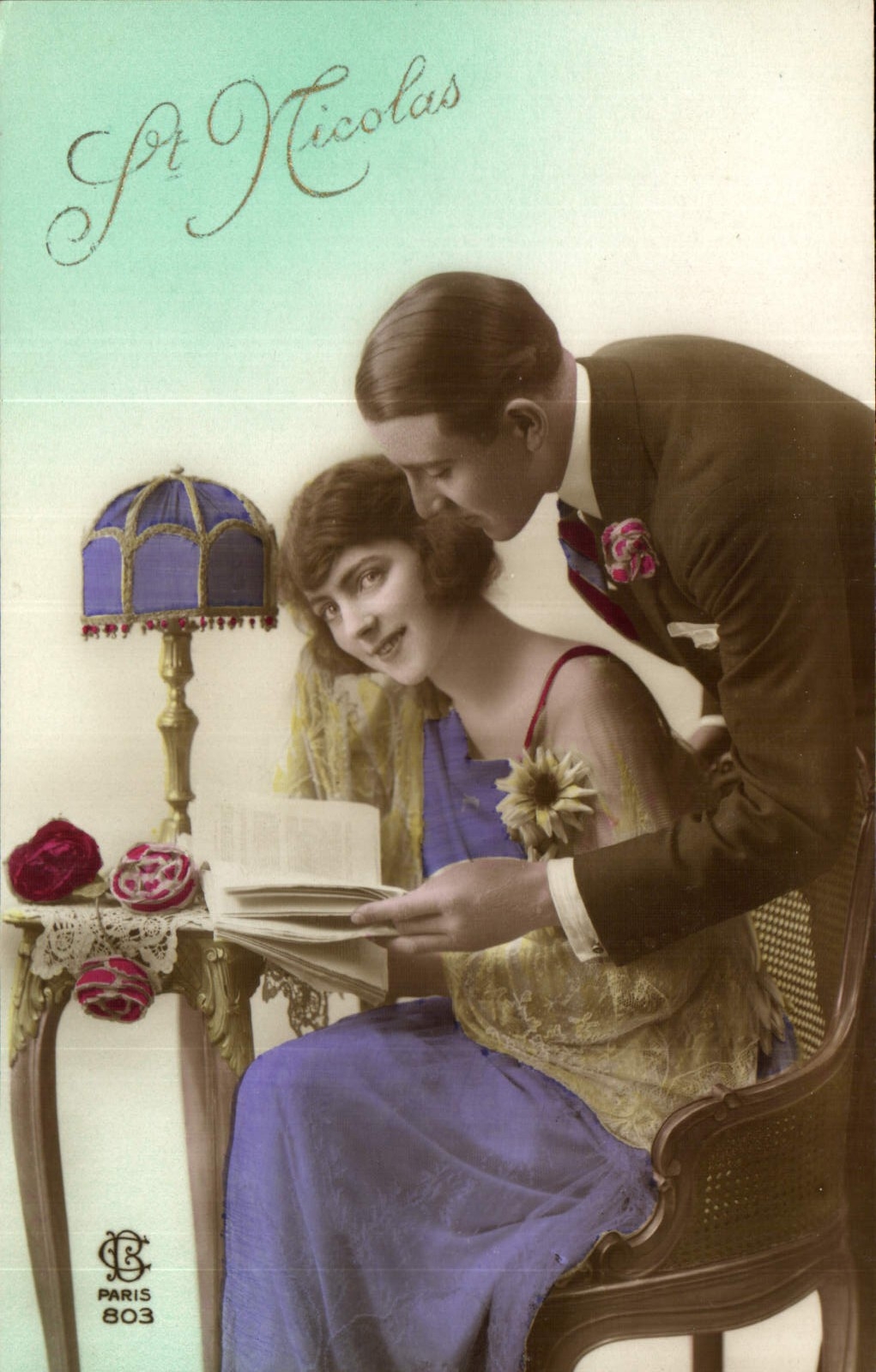 CPA St Nicolas Femme