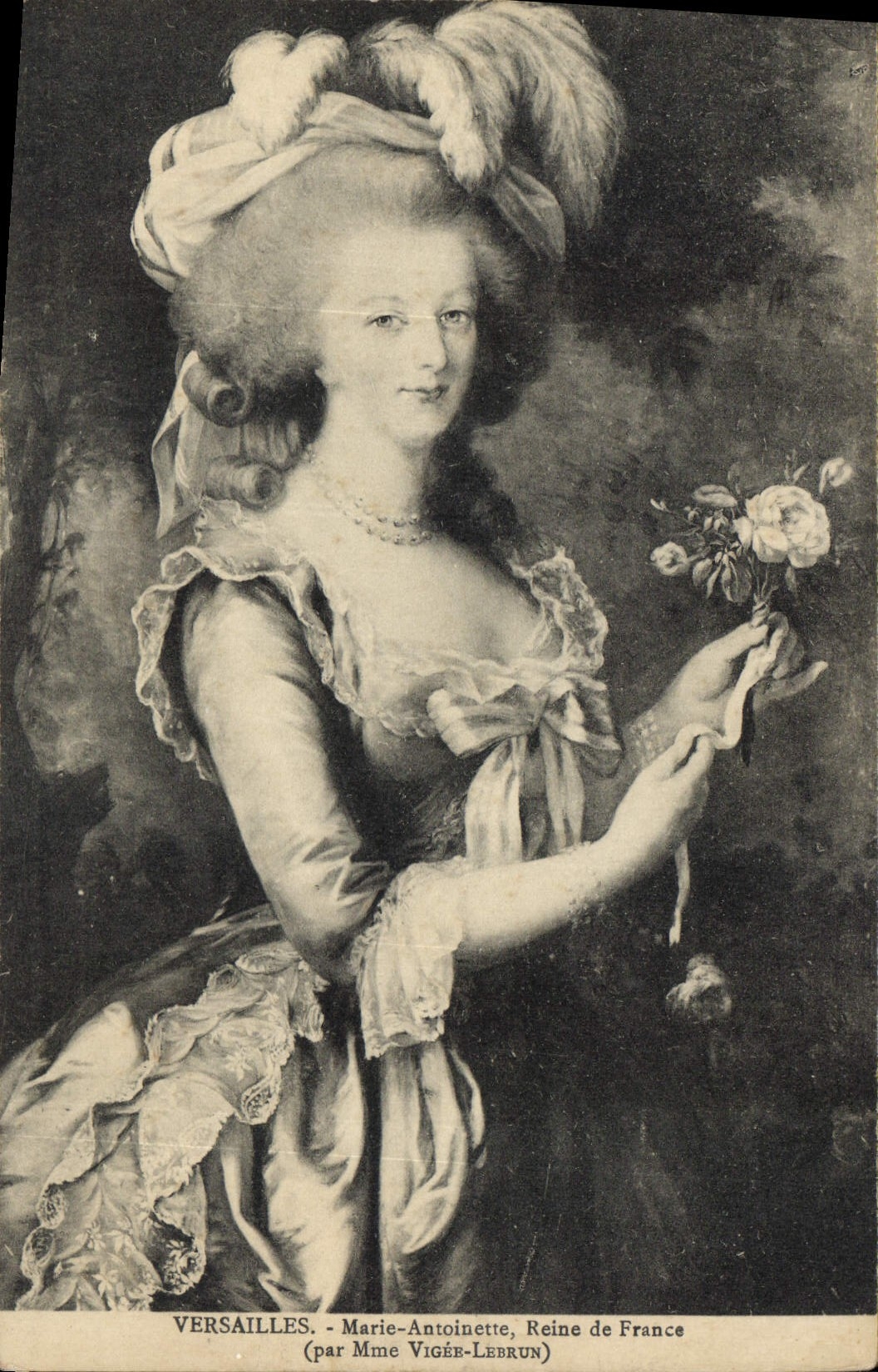CPA Versailles Marie Antoinette Reine de France par Mme Vigee Lebrun 