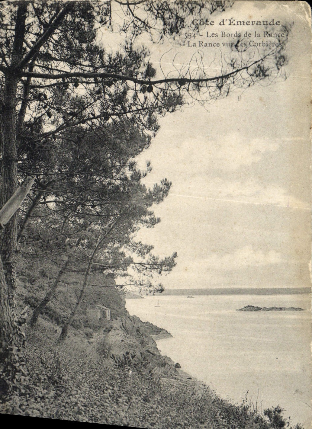 CPA Cote d'Emeraude Les Bords de la Rance 