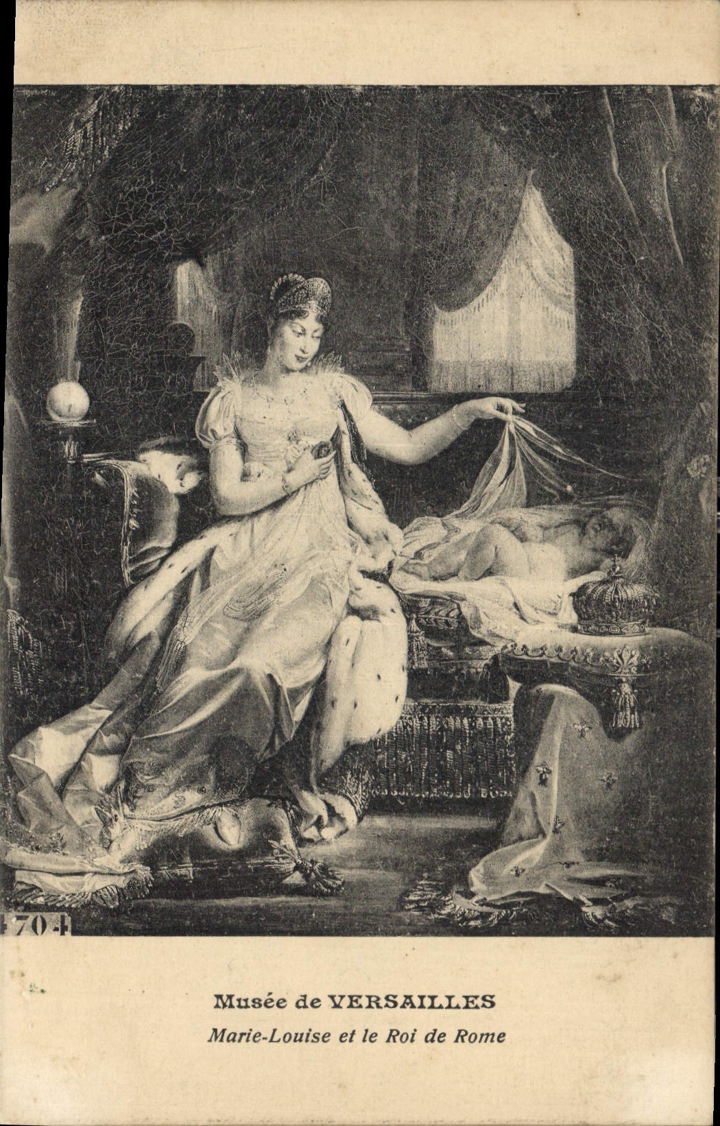 CPA Musee de Versailles Marie Louise et le Roi de Rome 