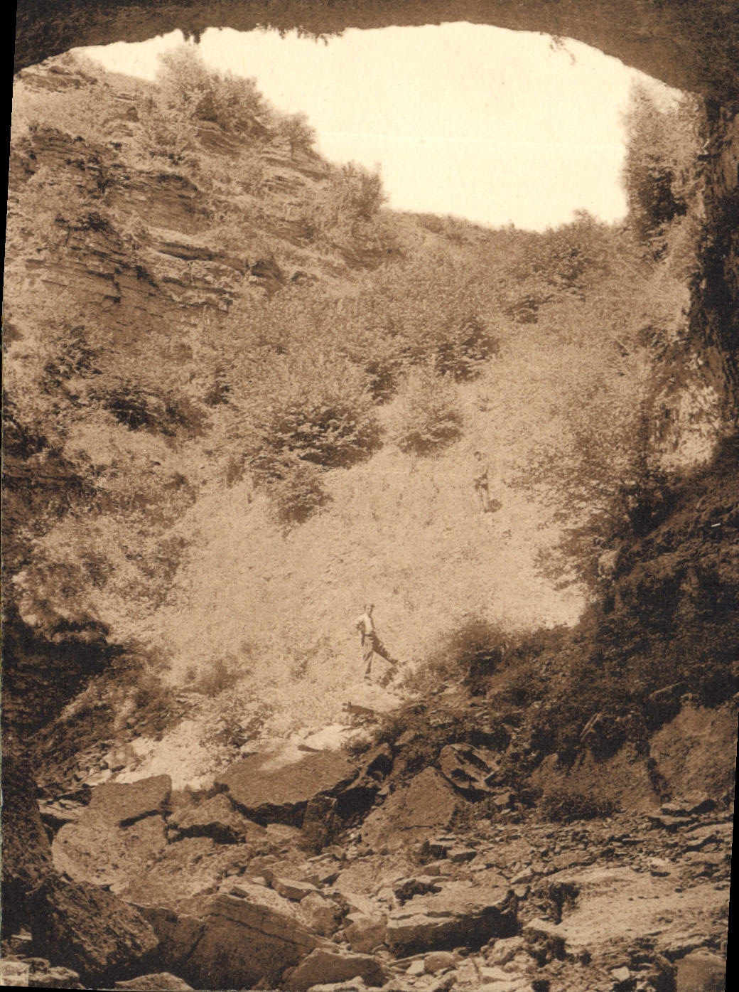 CPA Riviere souterraine de Bramabiau