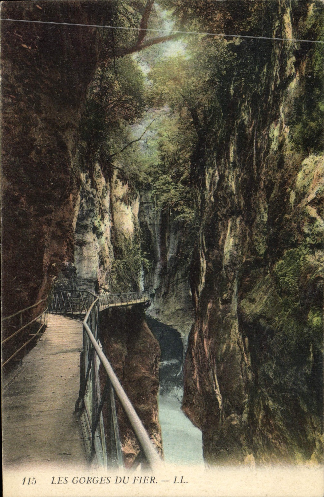 CPA Les Gorges du Fier 