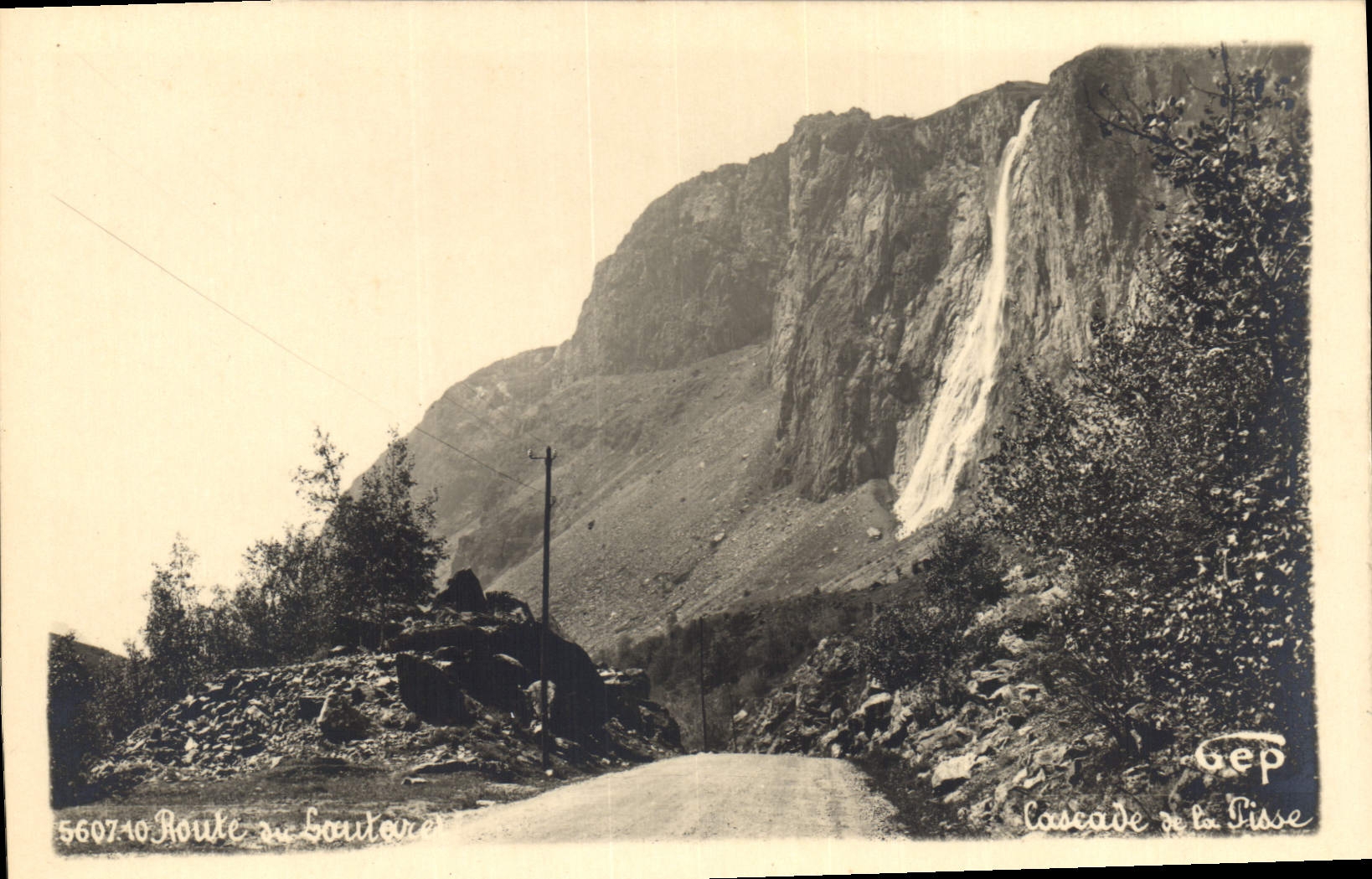 CPA Cascade a la Tisse 