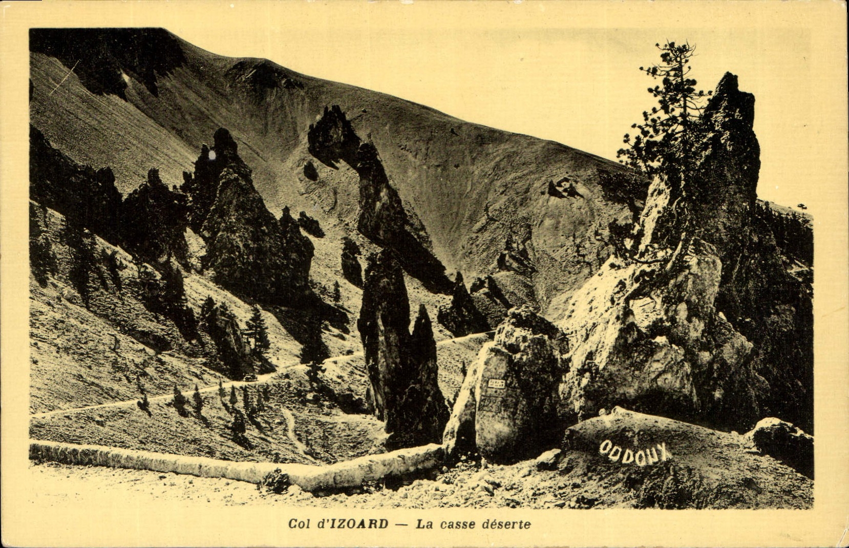 CPA Col d'Izoard La casse deserte 
