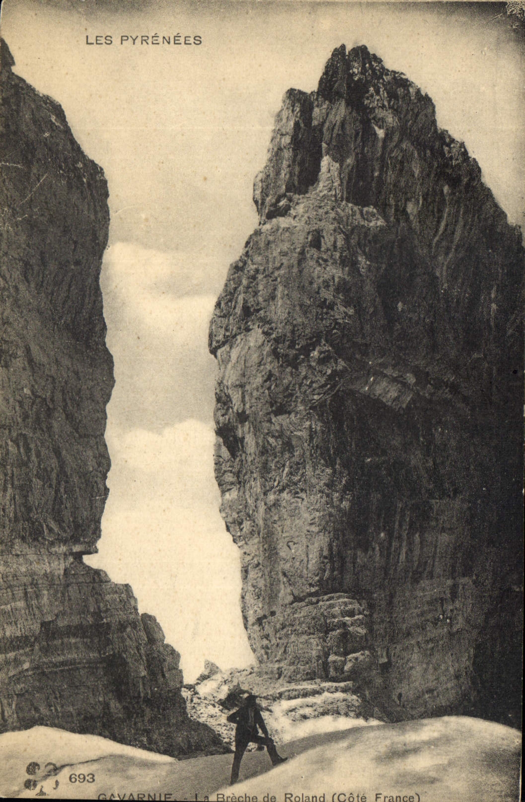 CPA Gavarnie La Breche de Roland 