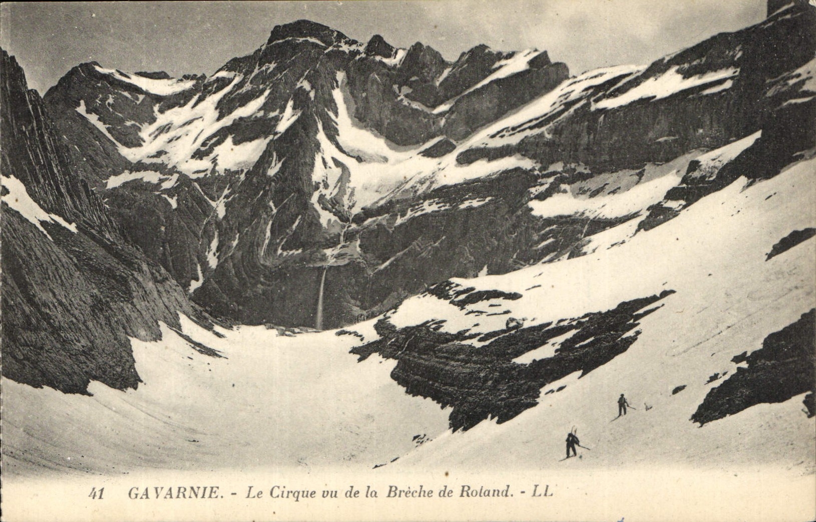 CPA Gavarnie Le Cirque vu de la Breche de Roland 