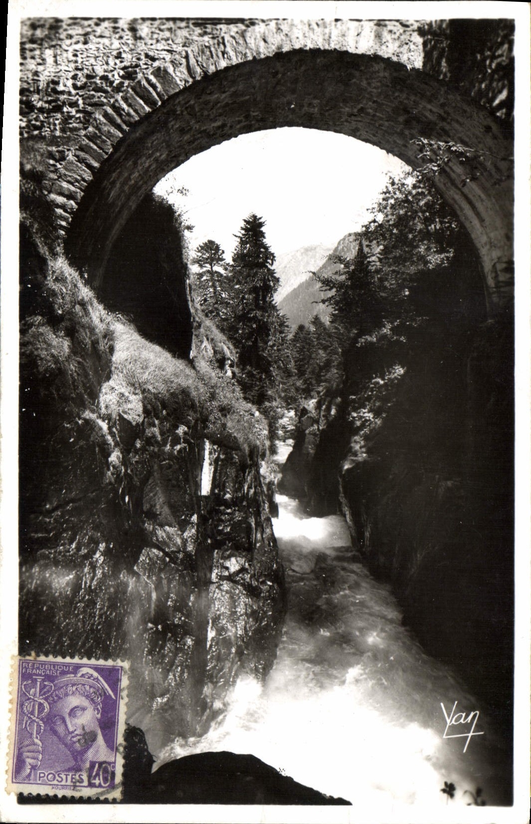 CPA Cauterets Pont d'Espagne 