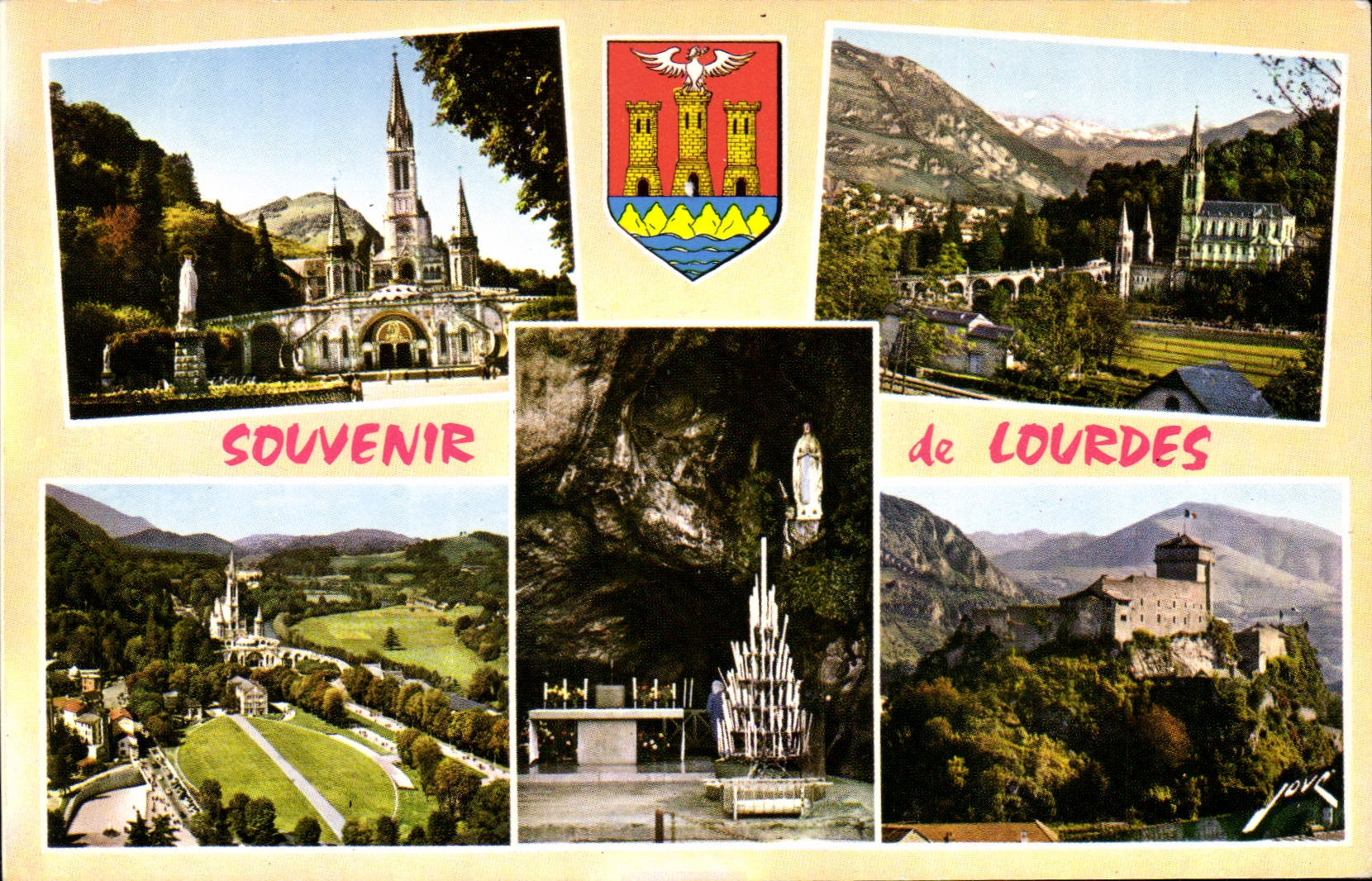 CPA Souvenir de Lourdes 