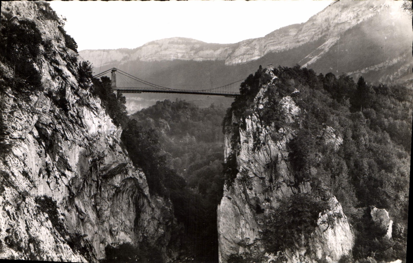 CPA Les Bauges Pittoresques Le Pont l'Abime