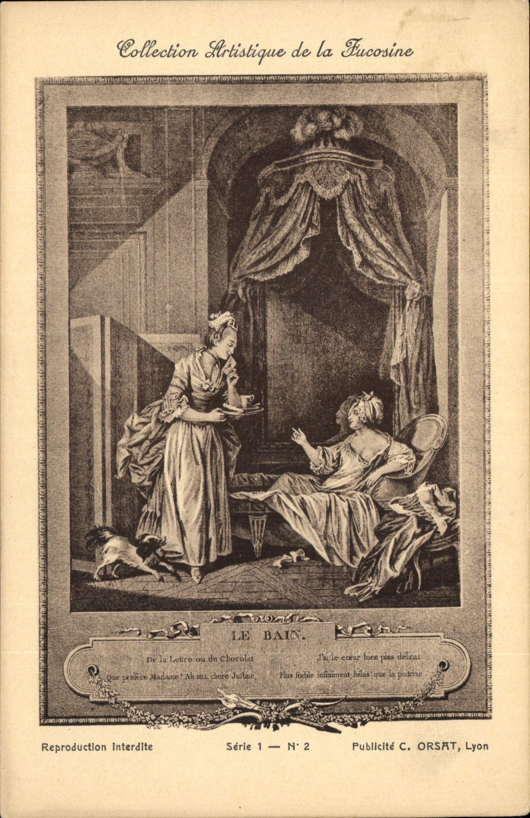 CPA Collection Artistique de la Fucosine les Bain 