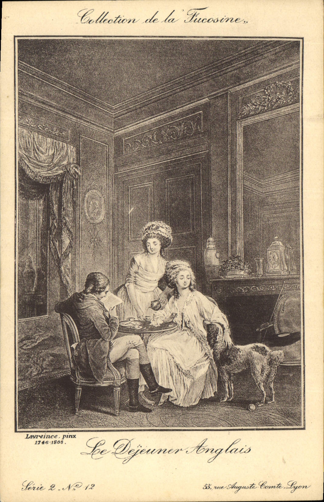 CPA Colection de la Faucine Le Dejeuner Anglais 