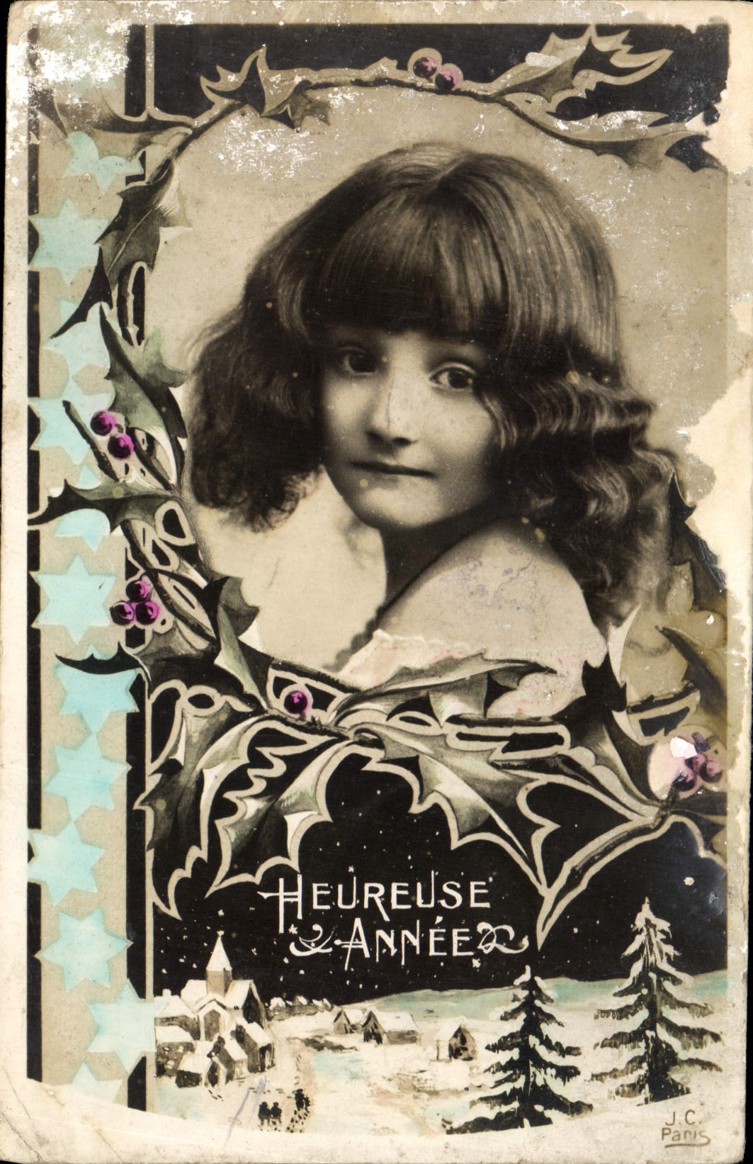 CPA Heureuse Annee Enfant