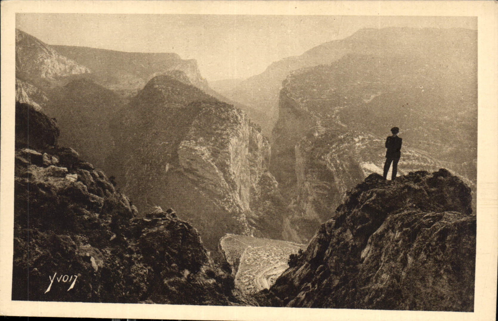 CPA La Douce France Paysages et Pierres de Provence Le Pont Sublime des Gorges du Verdon 
