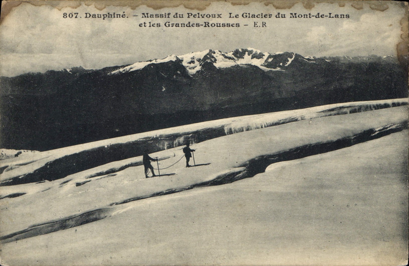 CPA Dauphine Massif de Pelvoux La Glaciers du Mont de Lans et les Grandes Rousses