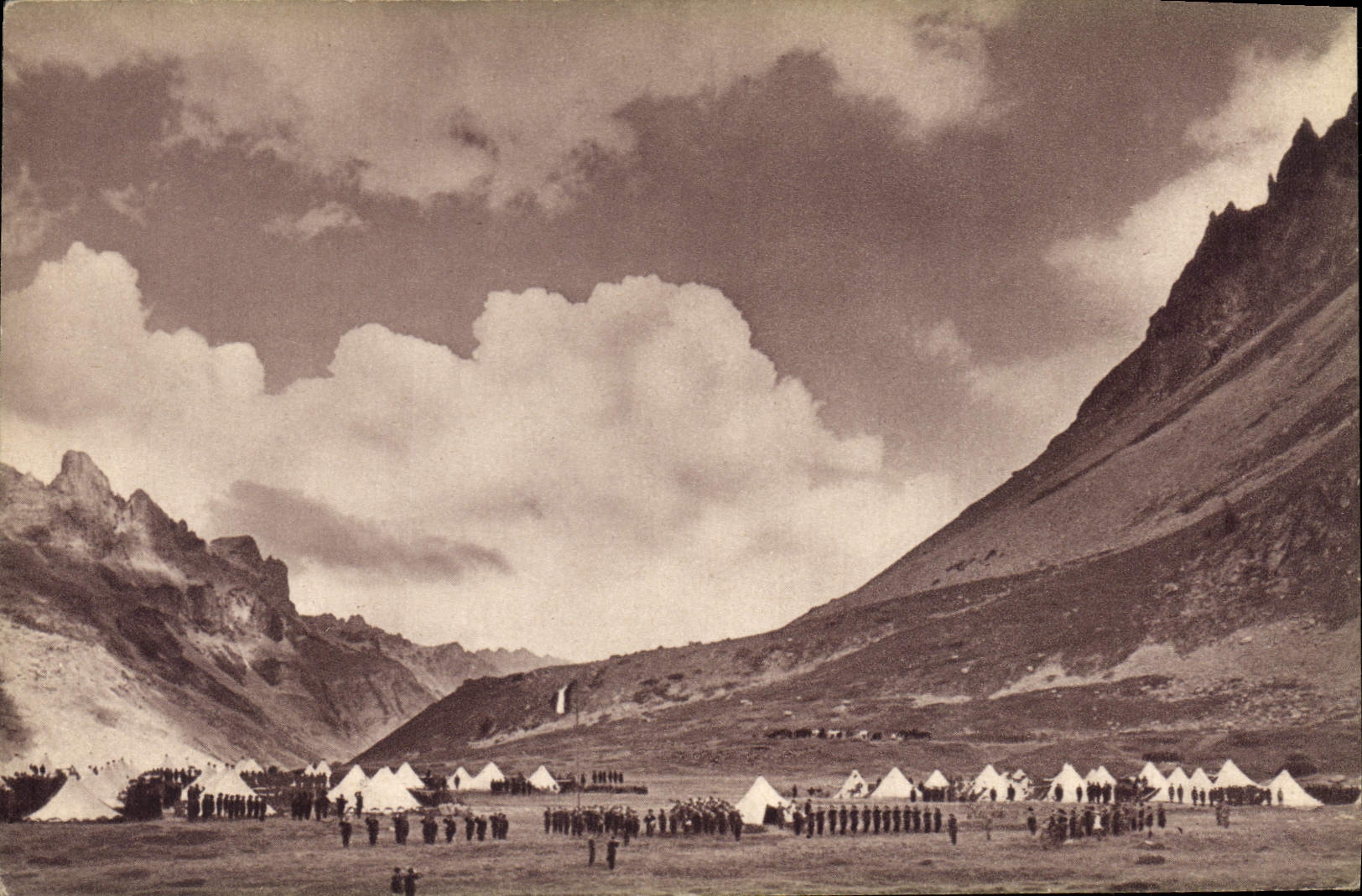 CPA Bivouac en Montagne Chasseurs alpins