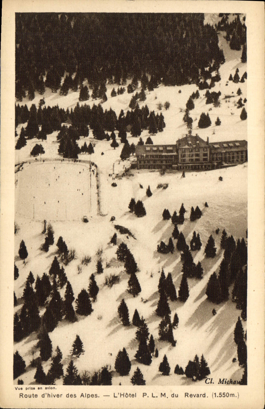 CPA Route d'Hiver des Alpes l'Hotel PLM du Revard