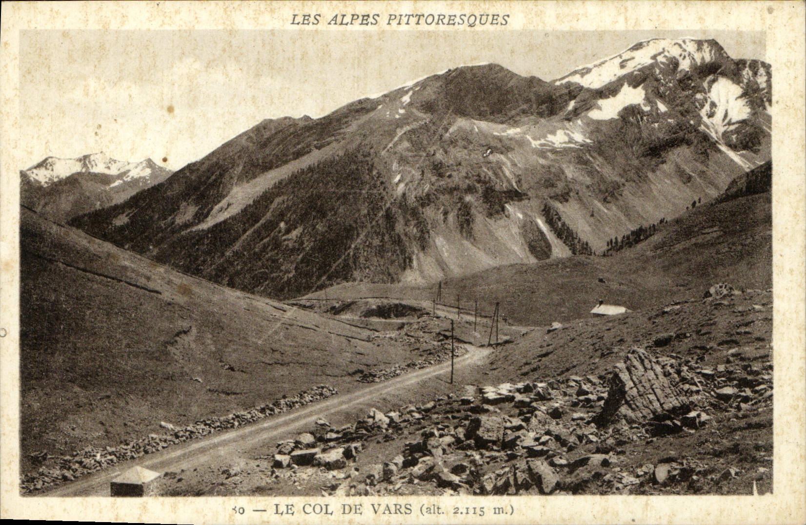 CPA Les alpes Pittoresques de col de vars