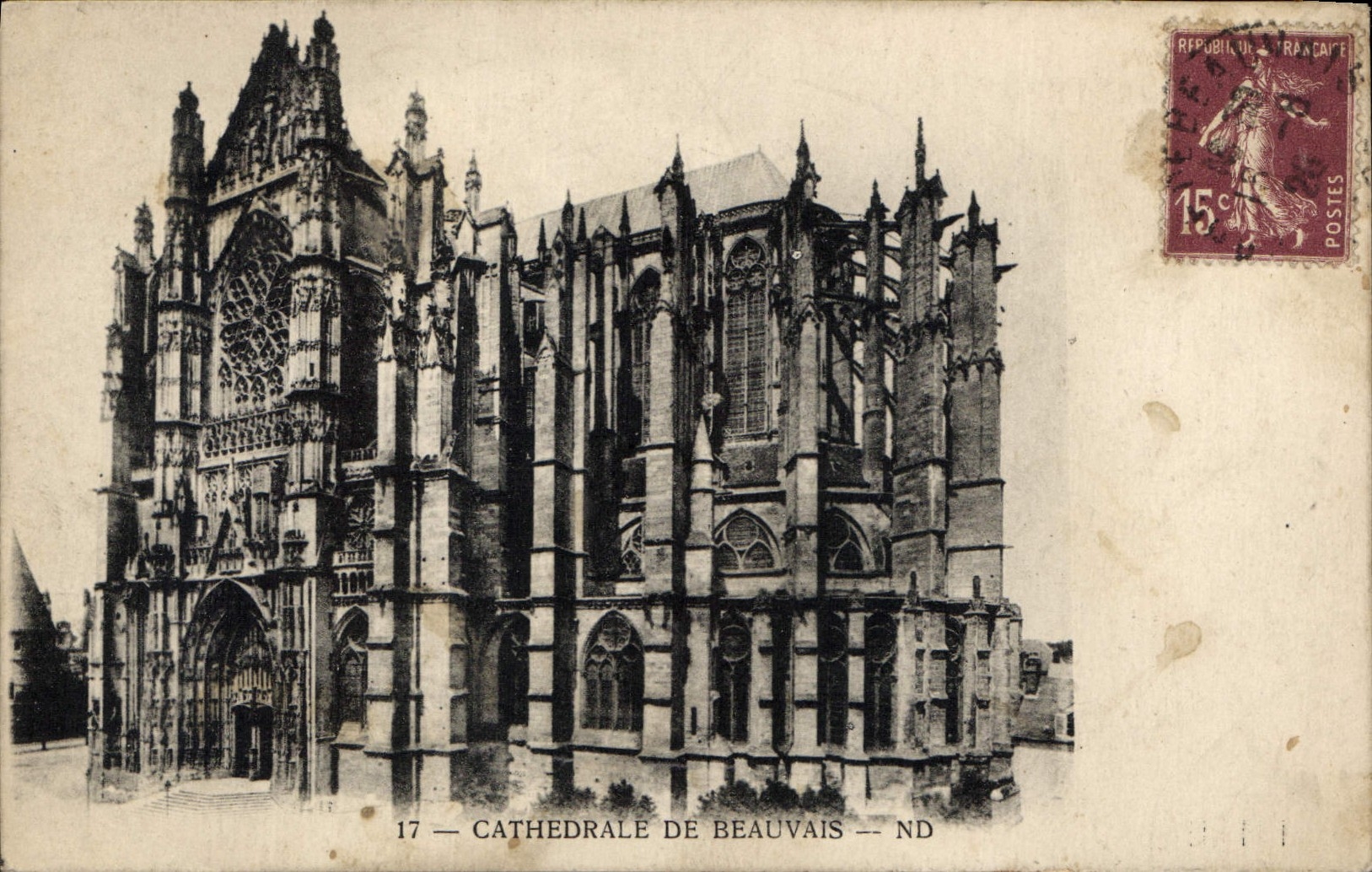 CPA Cathedrale de Beauvais 