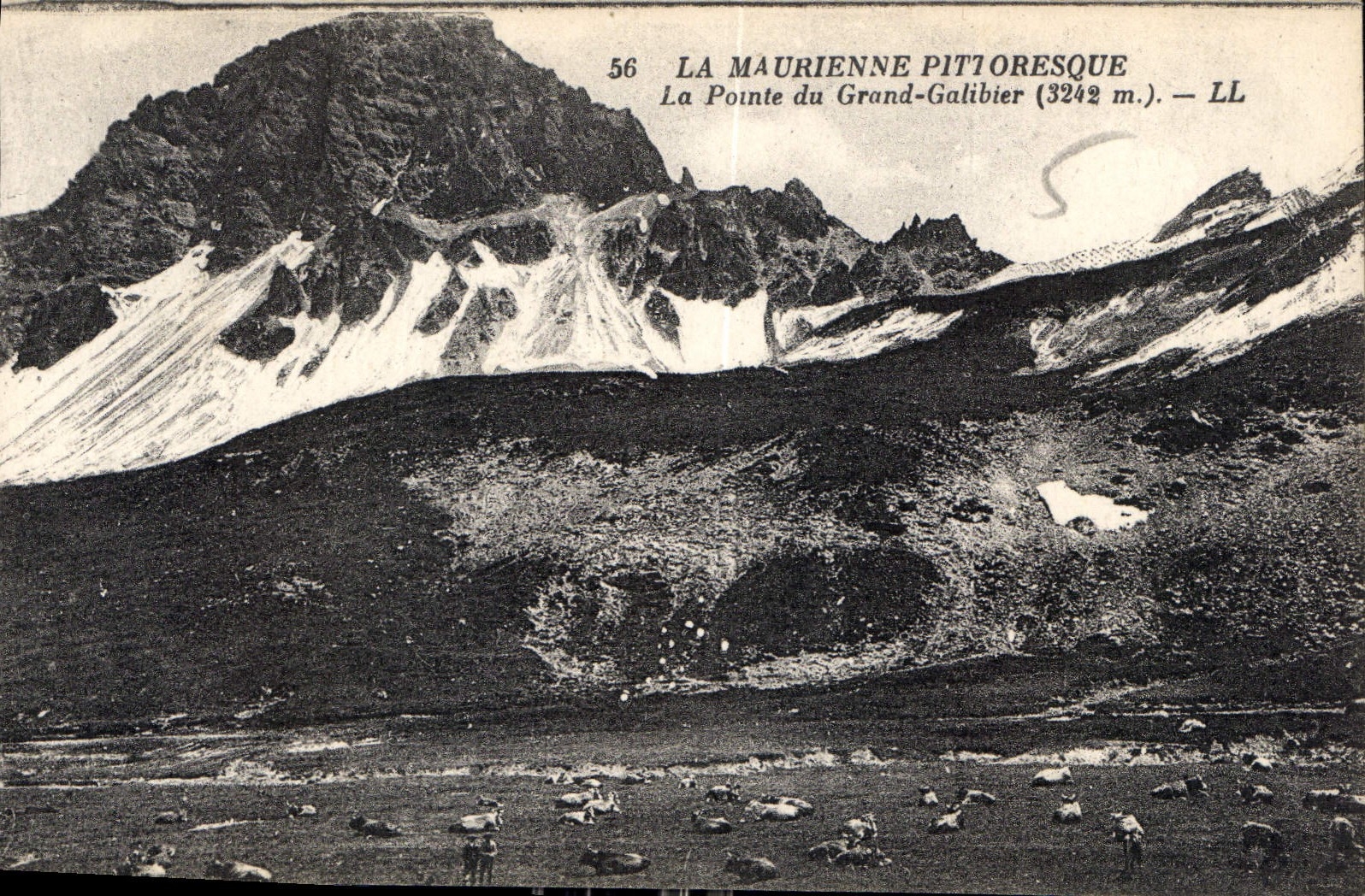CPA La Maurienne Pittoreque La Pointe du Grand Galibiers 3242 m 