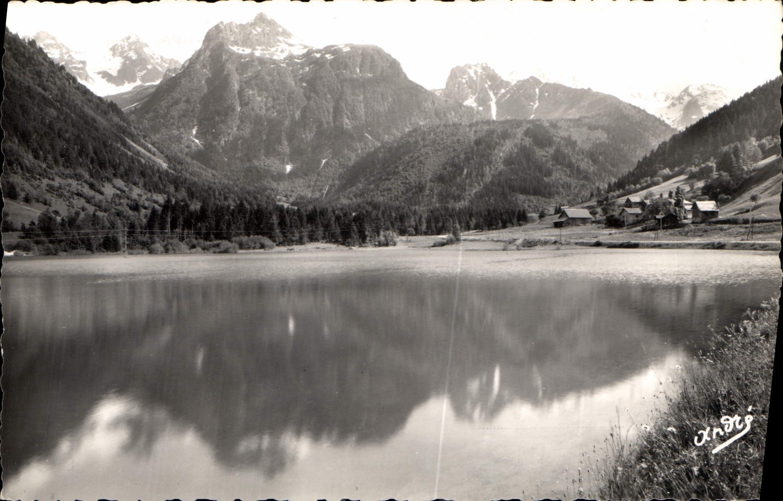 CPA Paysages Alpestres Lue en Montagne