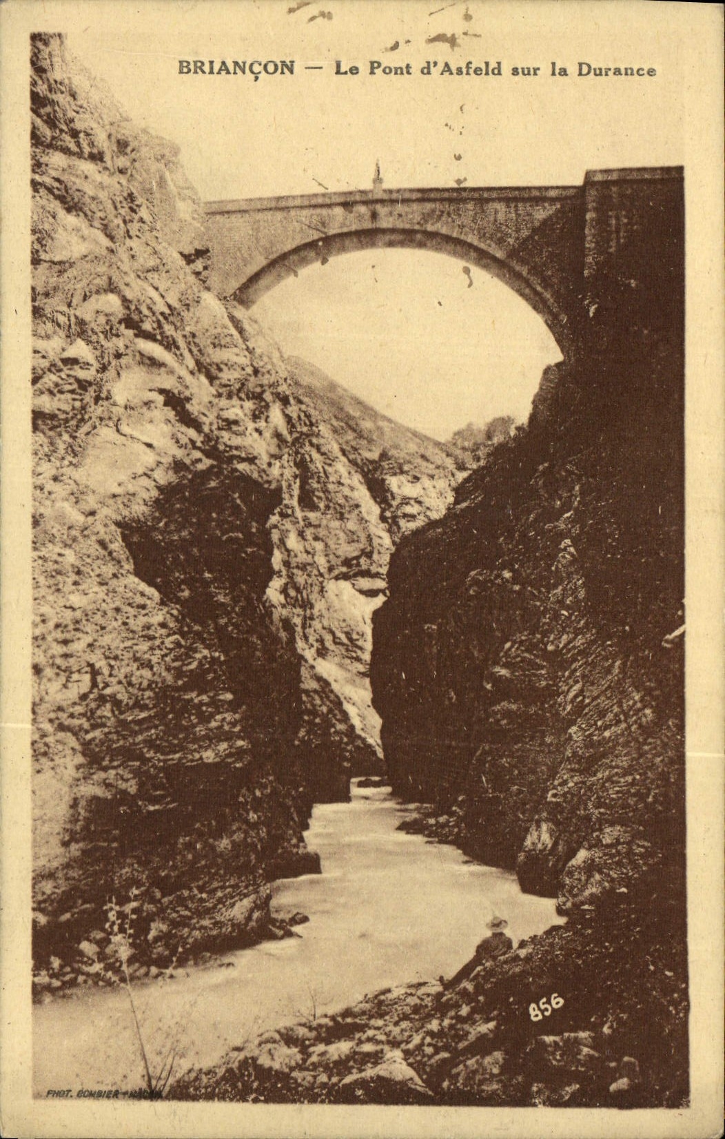 CPA Briancon Le Pont d'Asfeld sur la Durance 