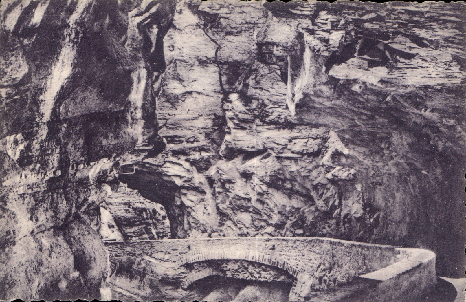 CPA Route des Alpes Gorges superieures du Cians