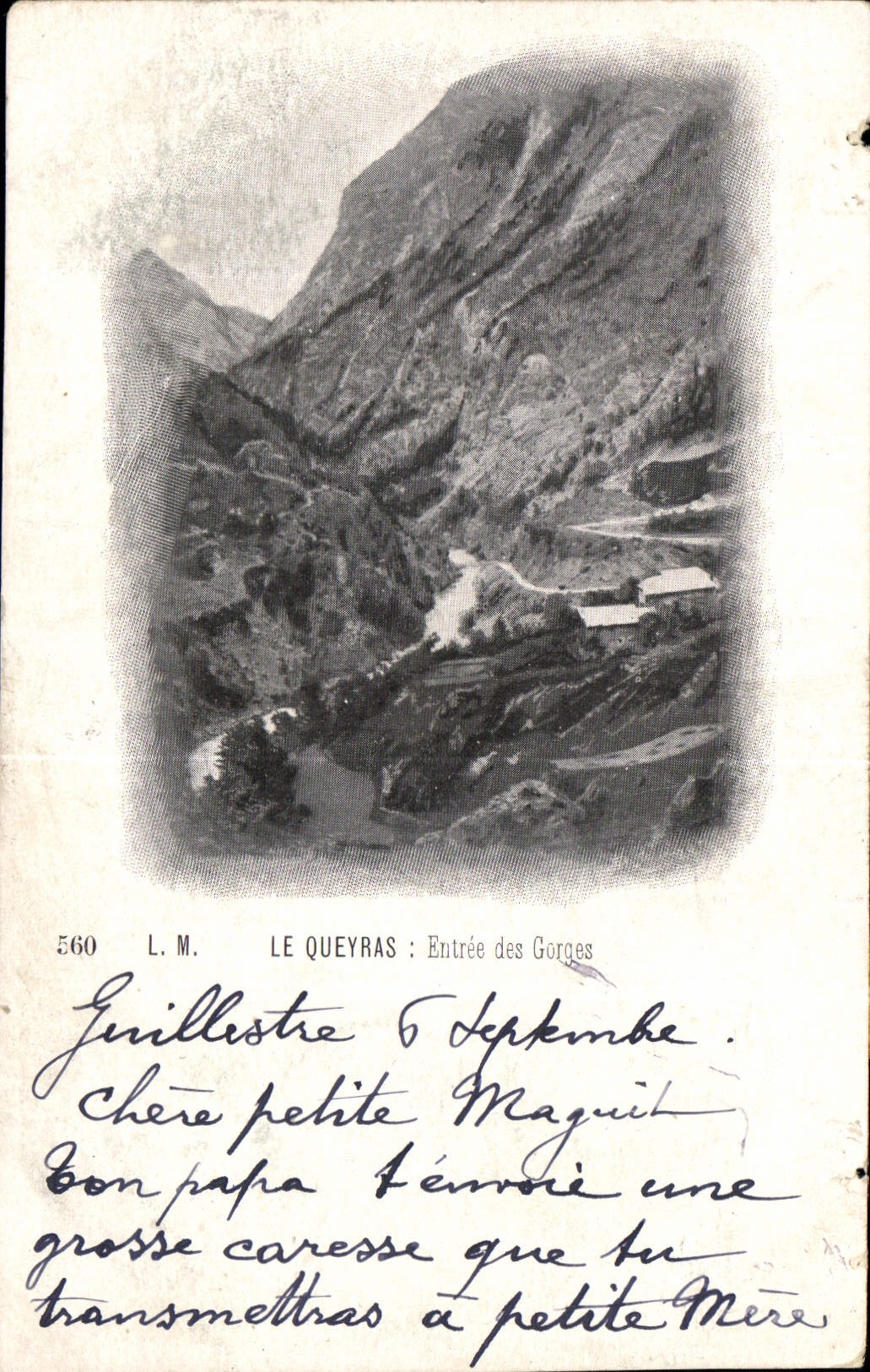 CPA Le Queyras Entree des Gorges 