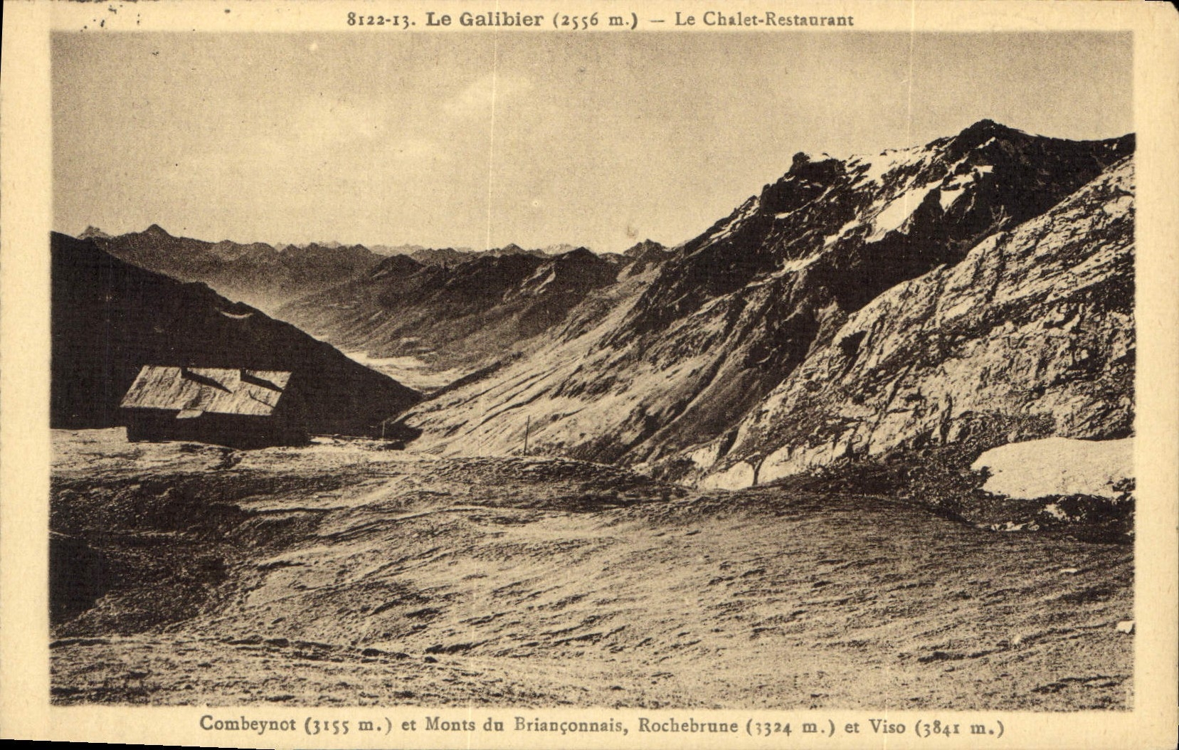 CPA Combeynet 3155 m et Monts du Brianconnais Rochebrune 3324 m et viso 3841 m 