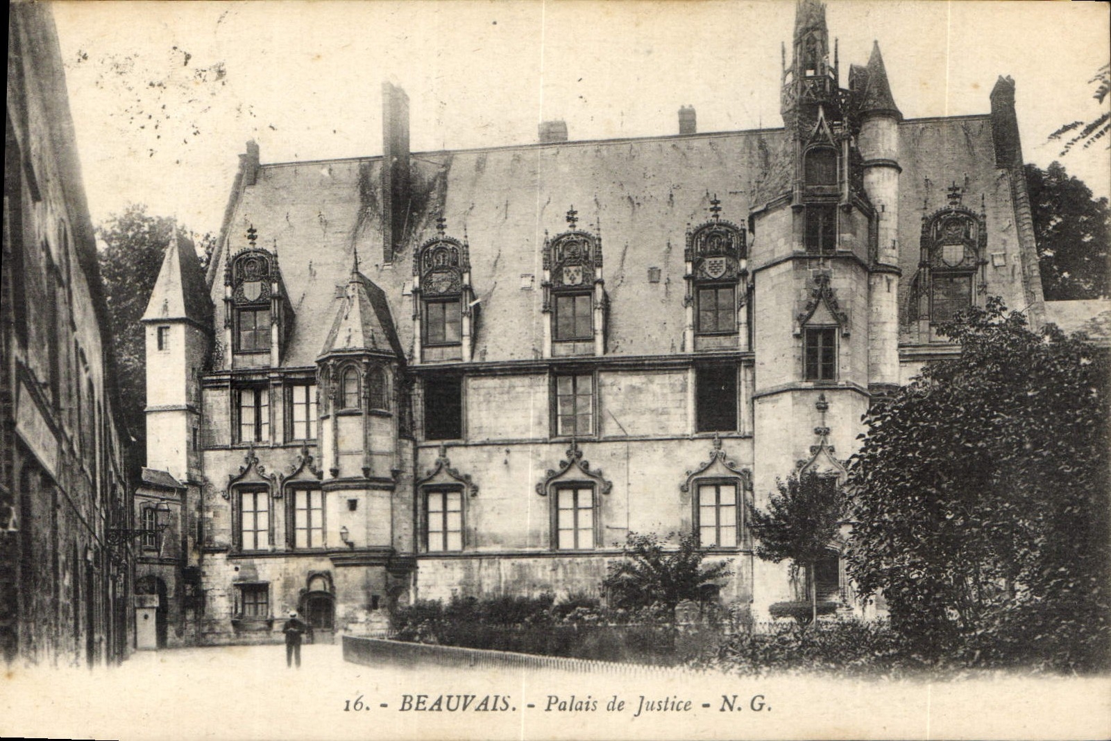 CPA Beauvais Palais de Justice 