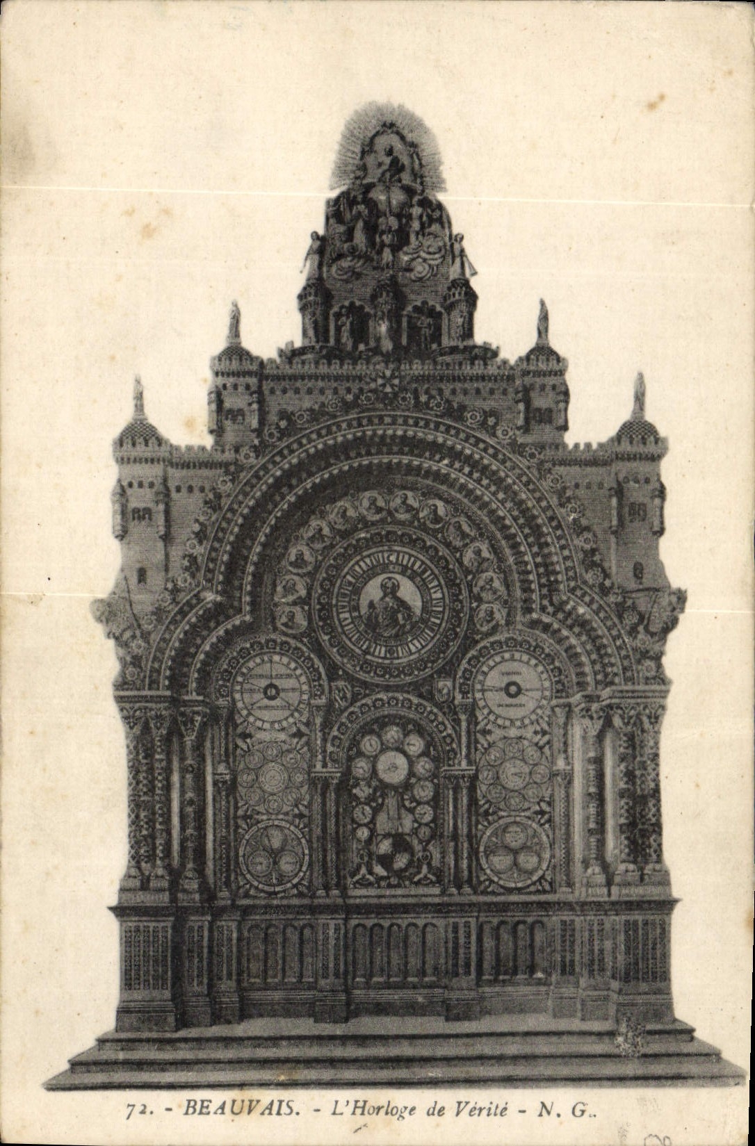 CPA Beauvais L'Horloge de Verite 