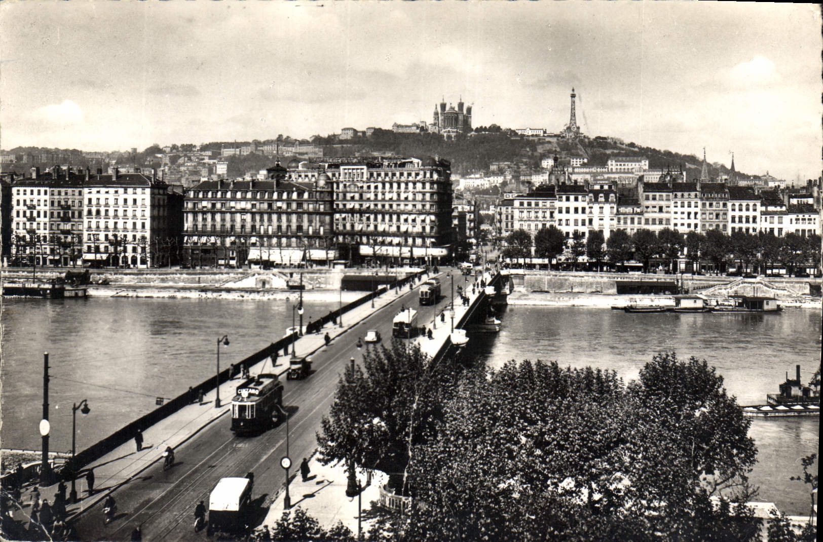 CPA Lyon Rhone Le Pont Lafayette 